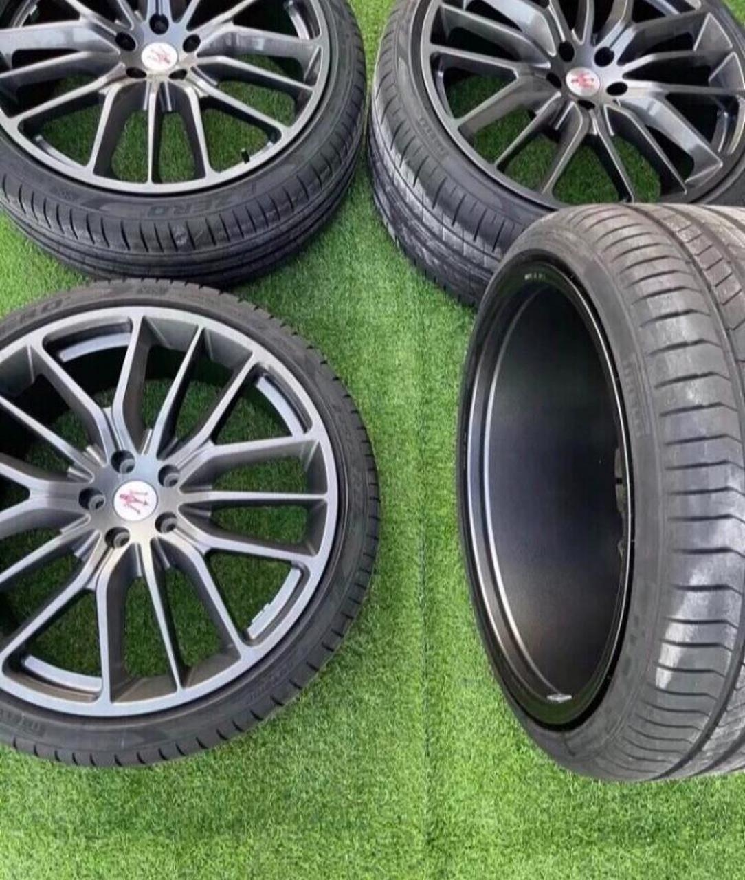 21寸玛莎拉蒂莱万特轮毂带胎一套2021款玛莎拉蒂总裁原厂原车原装正品