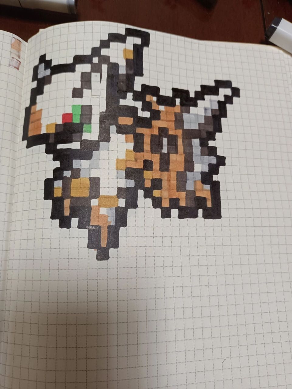 挑战画全属性阿尔宙斯 这回画的是格斗属性和飞行属性