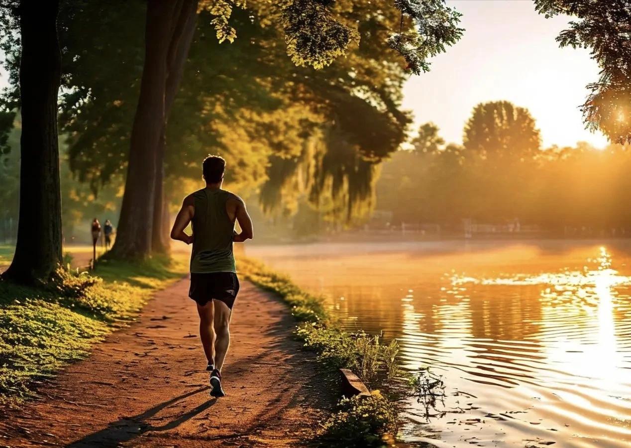 夏日生活随记 夏日晨跑  清晨,当第一缕阳光穿透云层,我踏上了晨跑的