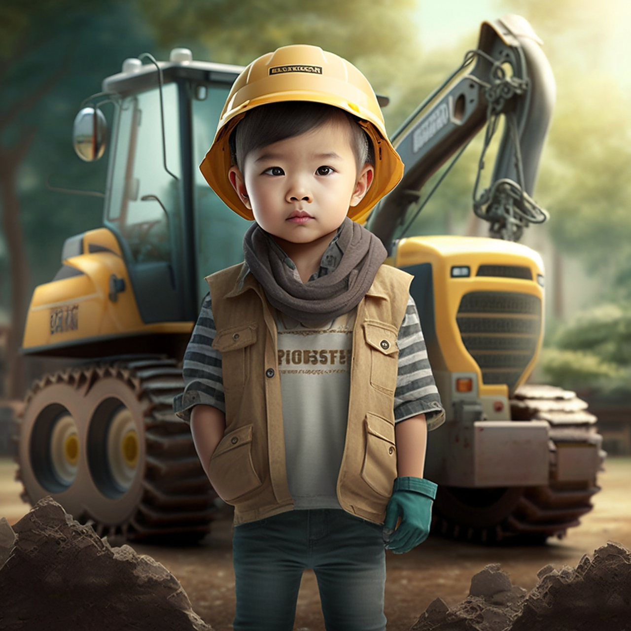 关键词上新|《职业头像》合集--挖机司机 老规矩,关键词及原图主页群