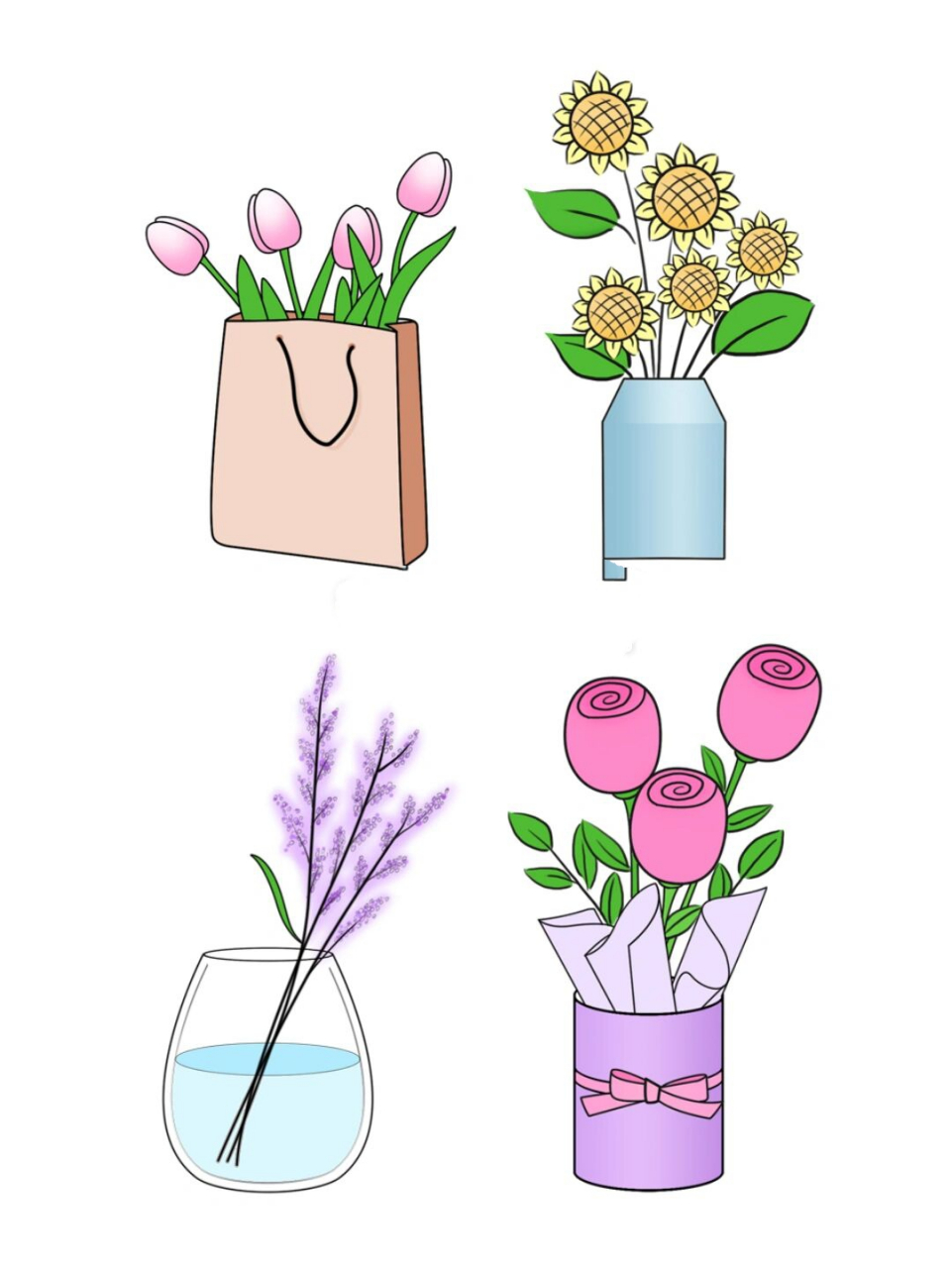 花瓶简笔画 花瓶