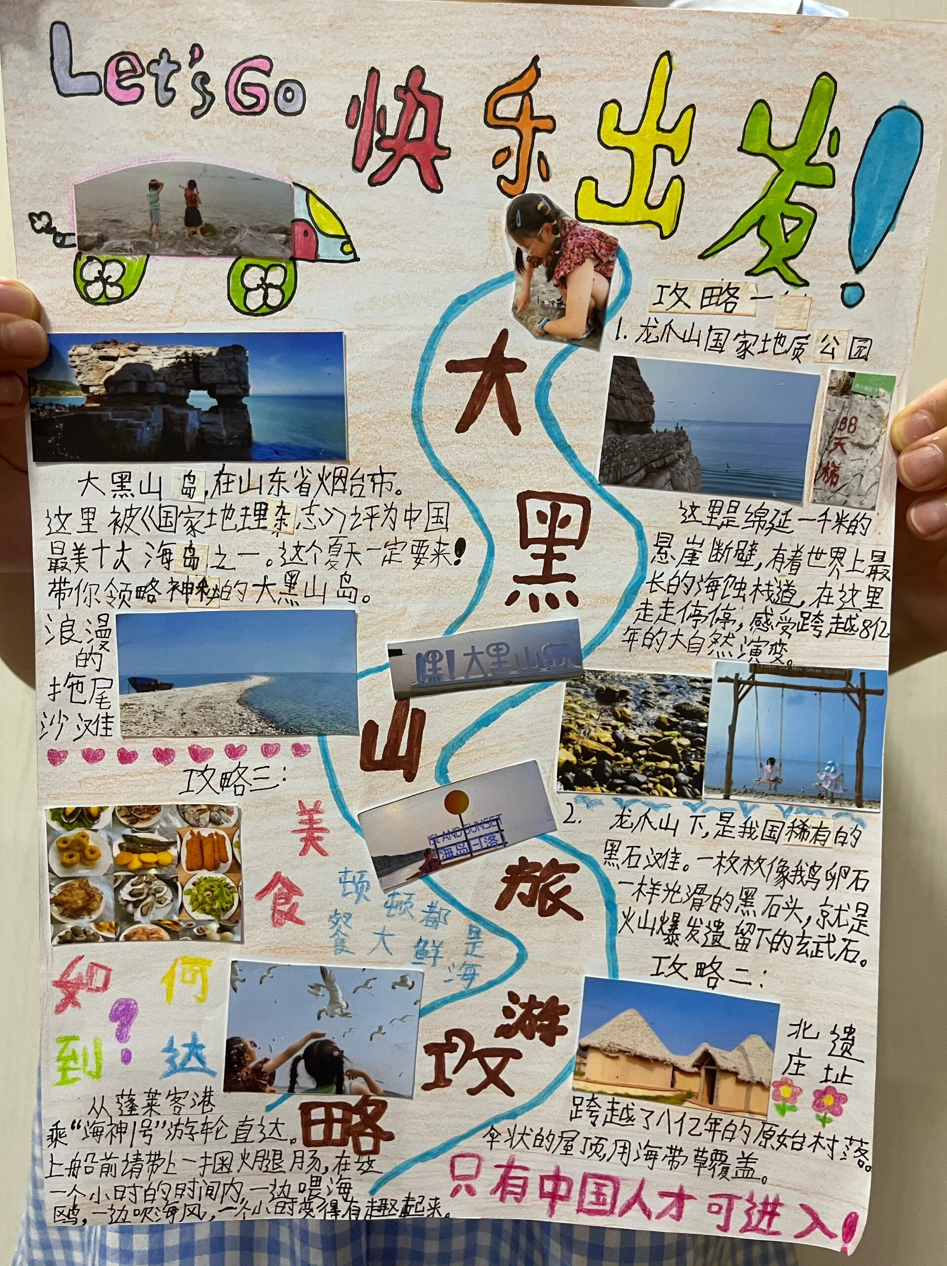 旅游方案设计图5年级图片