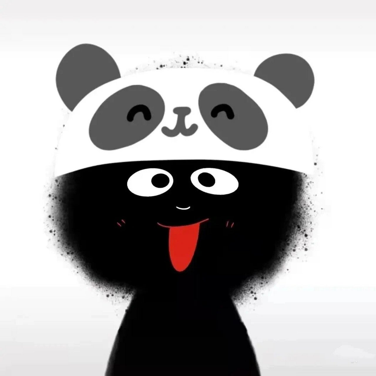 小黑煤球 太可爱啦 ! # 头像