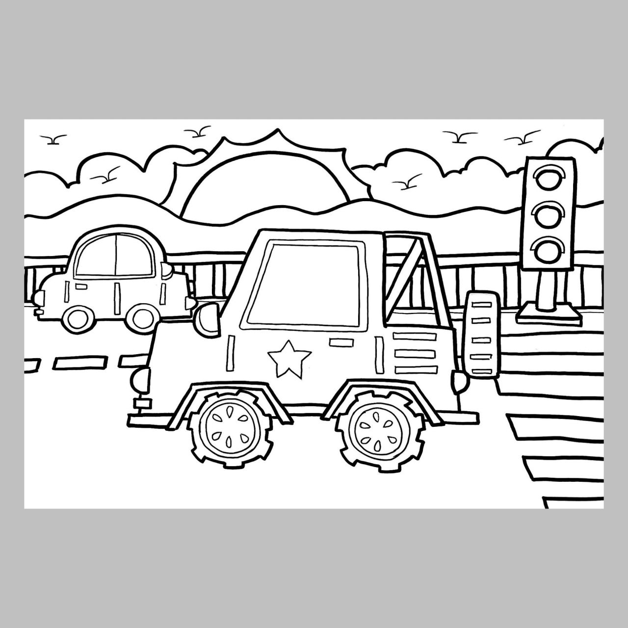 【177】马克笔儿童画《小汽车》 08滴滴滴,07小汽车开过来啦!