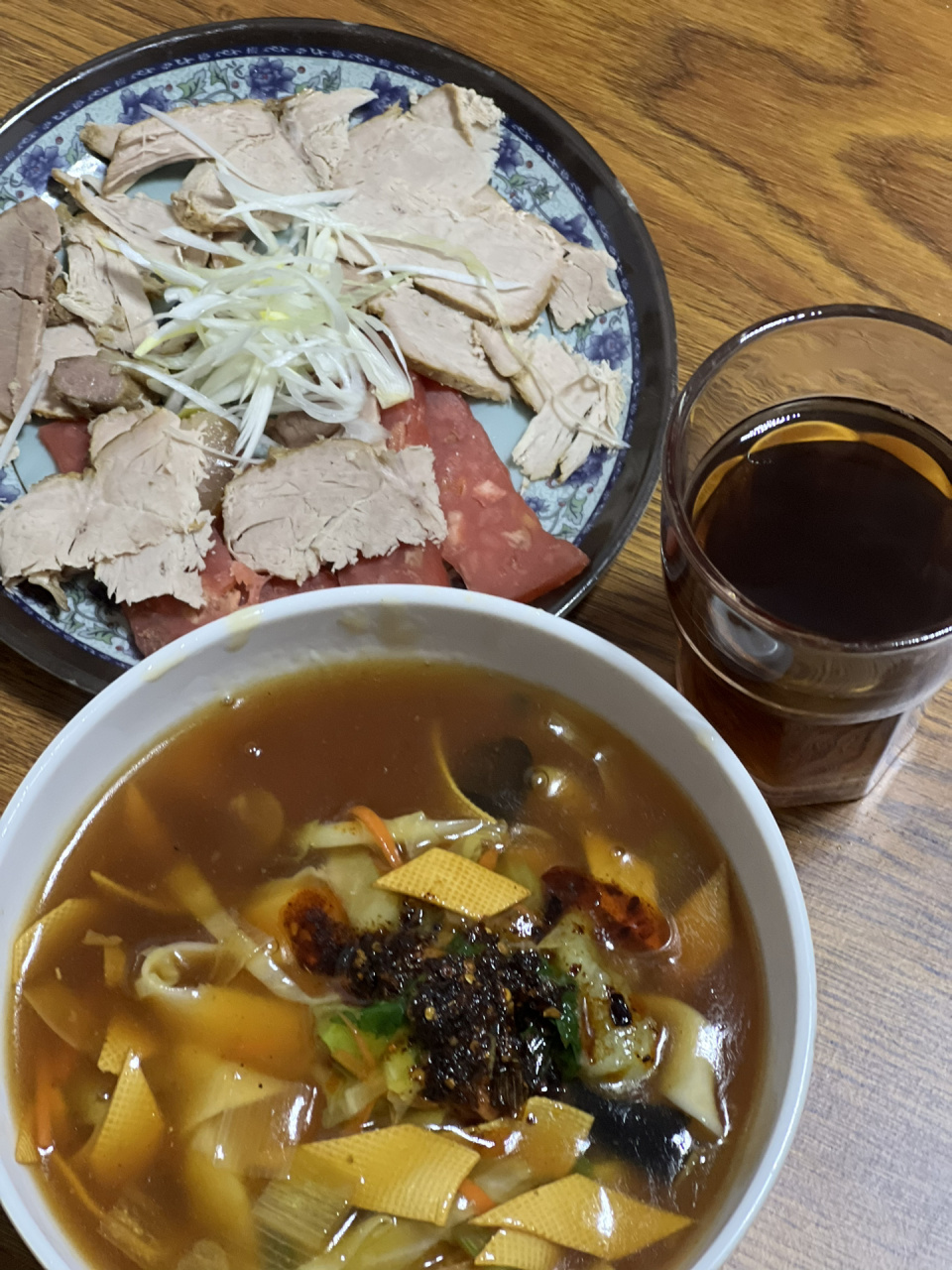 武威当地特色美食|三套车 武威当地特色美食|三套车 行面 茯茶 卤肉