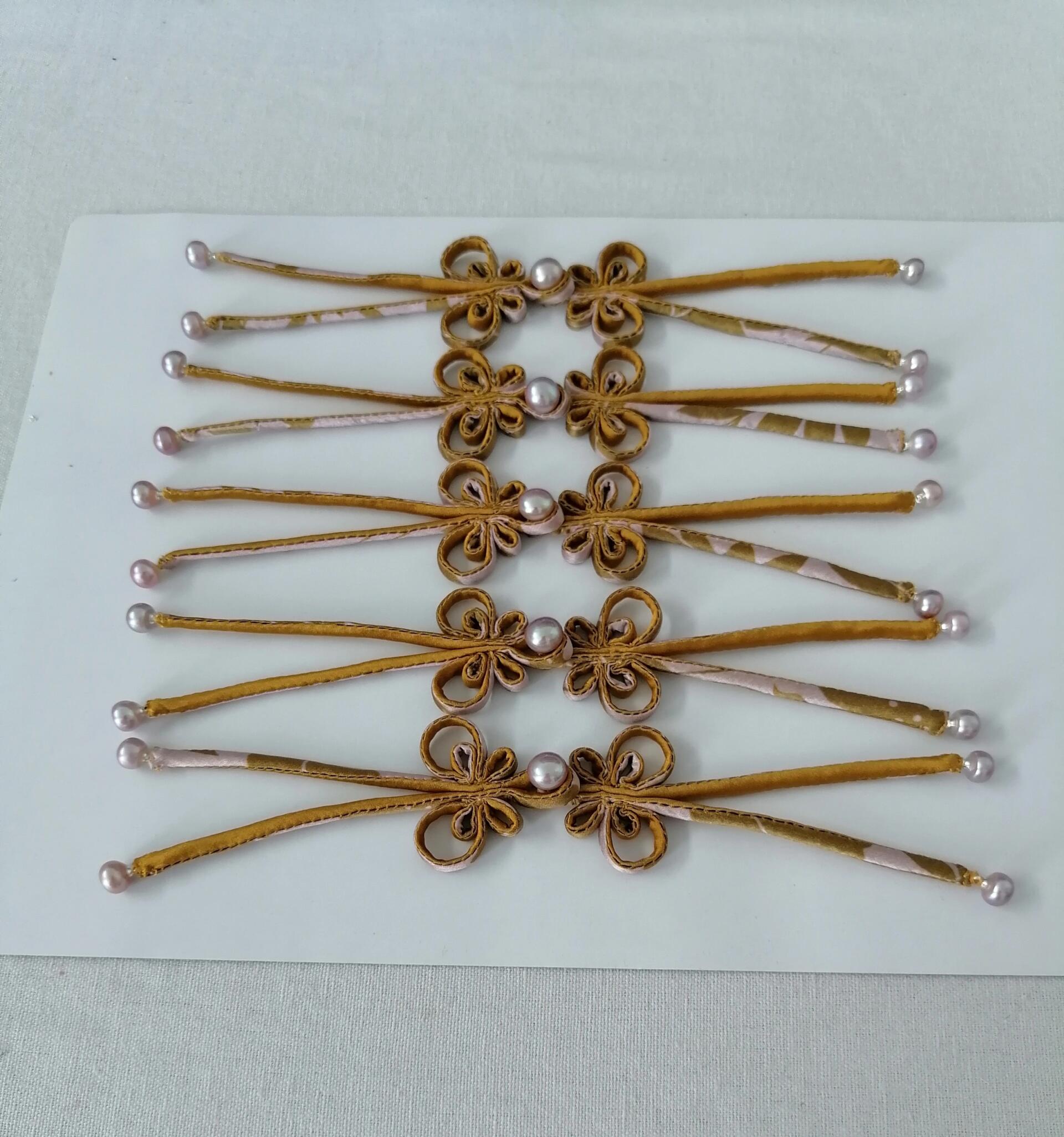 旗袍盘扣| 手作新造型蝴蝶扣03