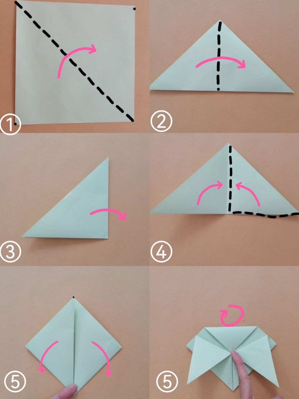 简易青蛙折纸图片