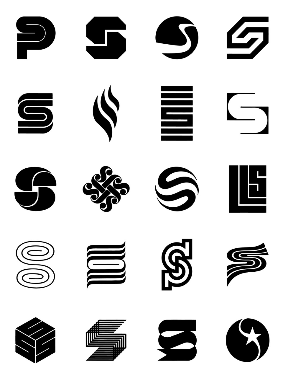 s的logo设计身材图片