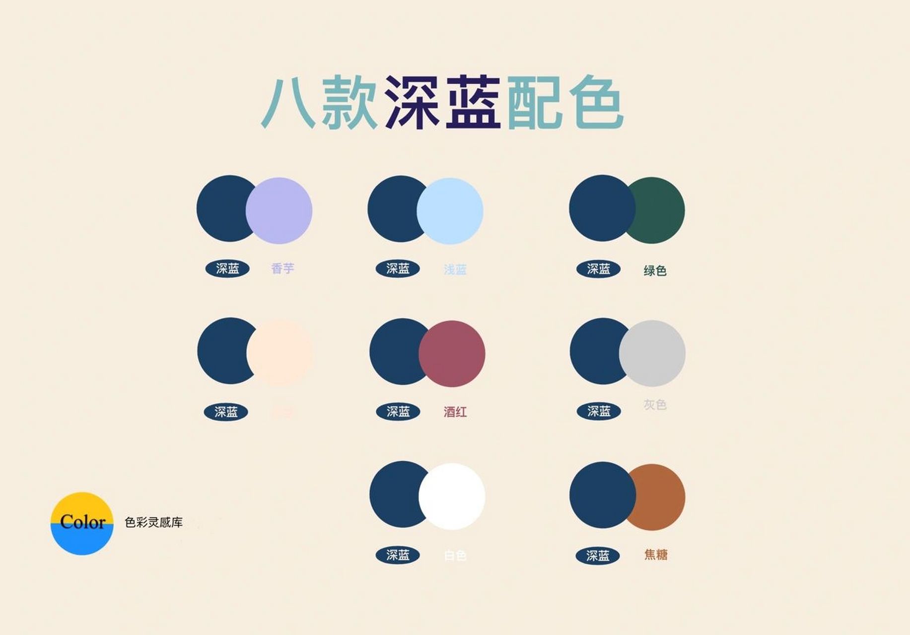 深蓝色配色灵感|知性,安详,宁静,遥远, 「深蓝色」很多女生只爱深蓝色