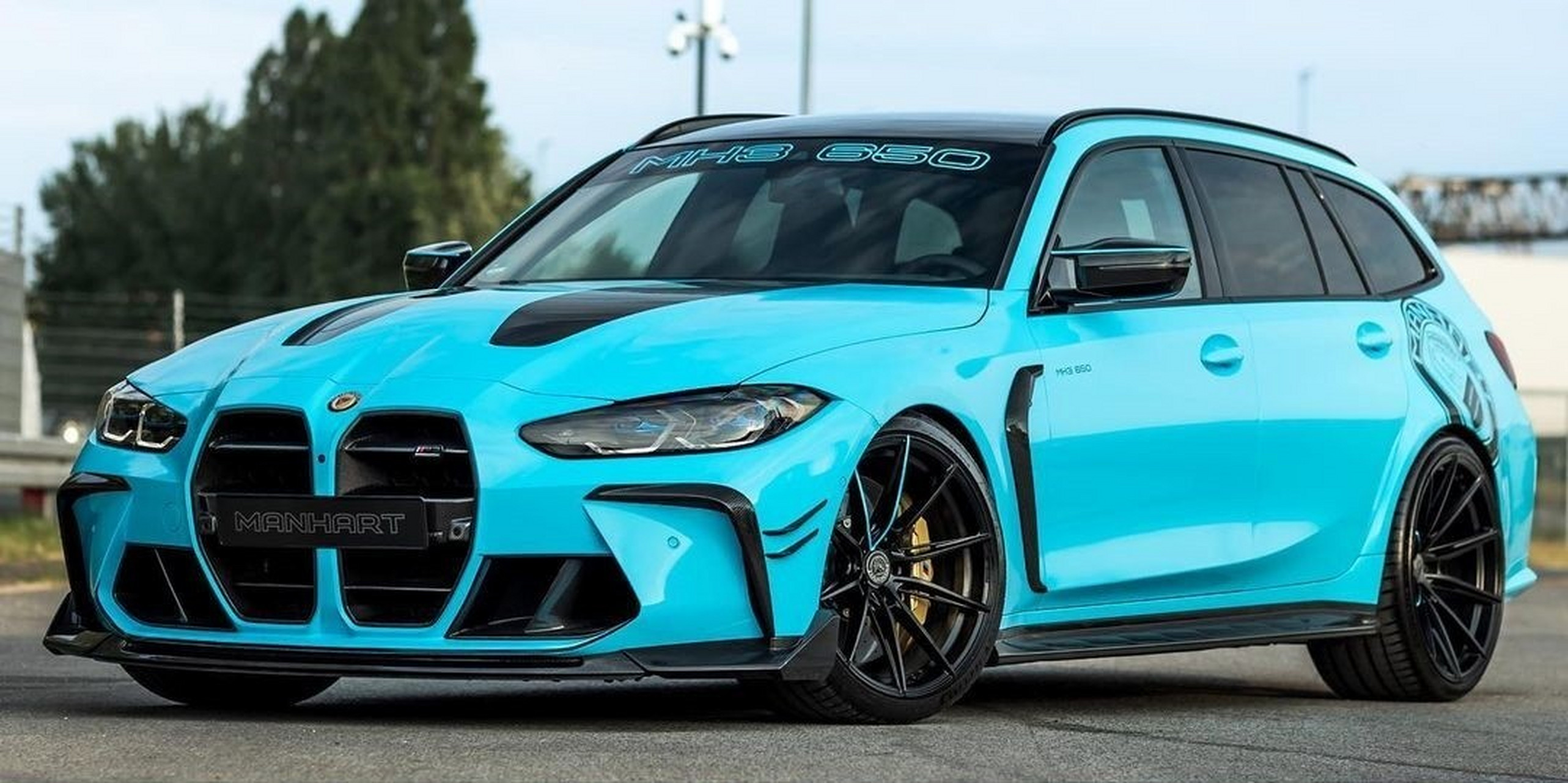座驾news# manhart基于宝马m3 touring的改装新作——mh3 650