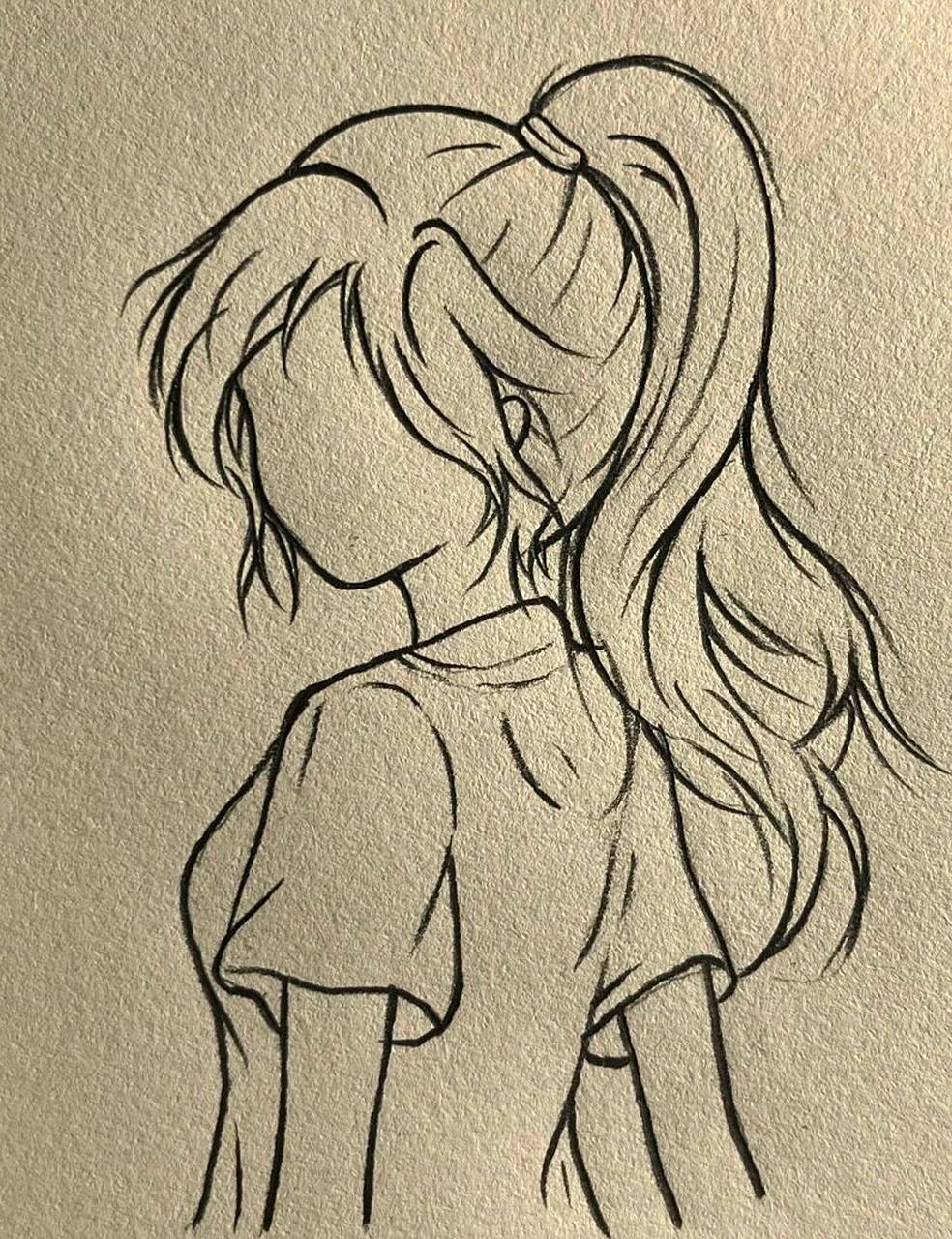 青春 校服 高马尾 手绘教程来啦 一步一步画出你想要的效果