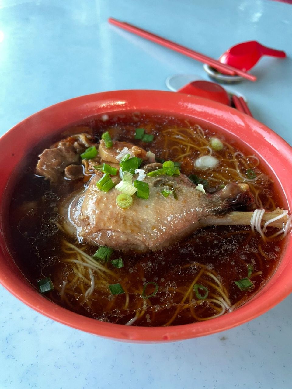 9890最好吃的鸭腿面线!