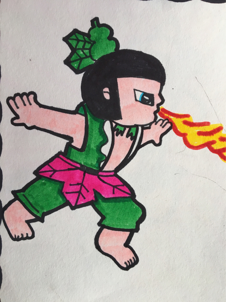 葫芦娃儿童画简笔画