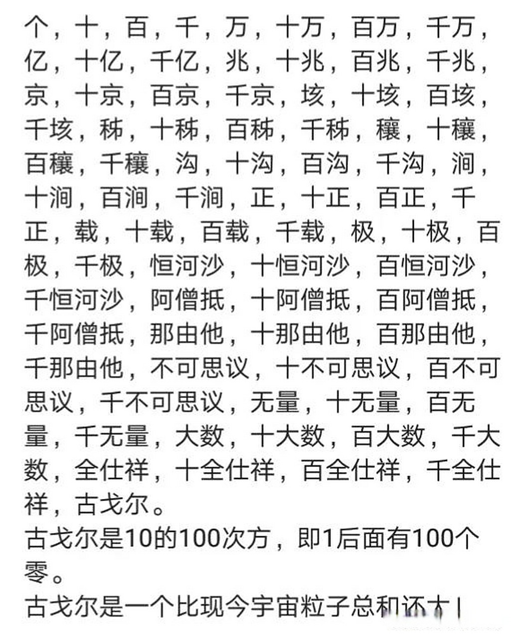 大家都以为亿就最大的数字单位,看了这位网友们分享这个数字单位才
