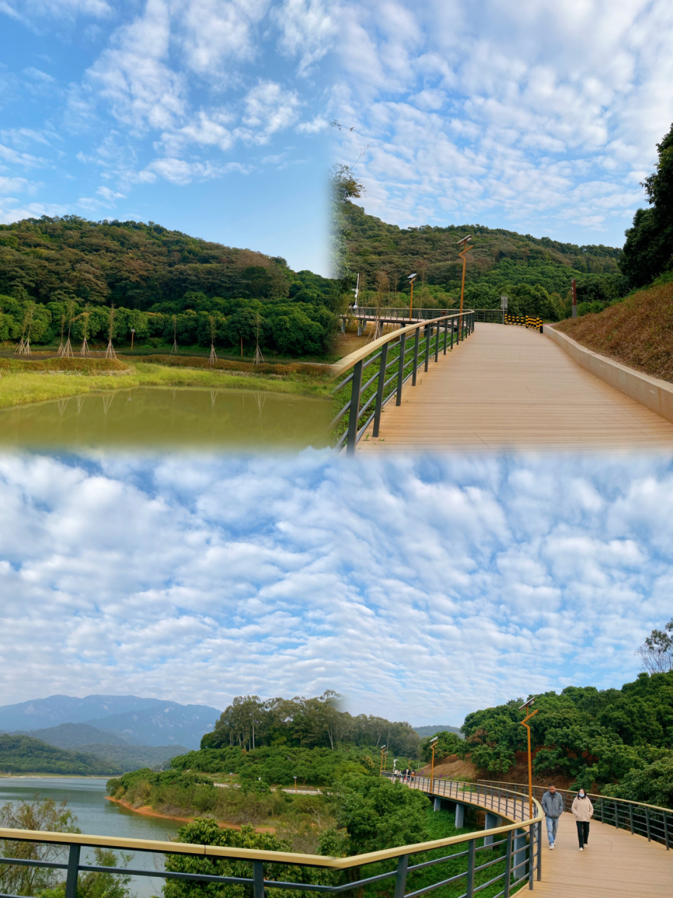 大洞水库是惠州博罗人常去逛的,有一条环境优美的,环湖绿道,可以伦沣