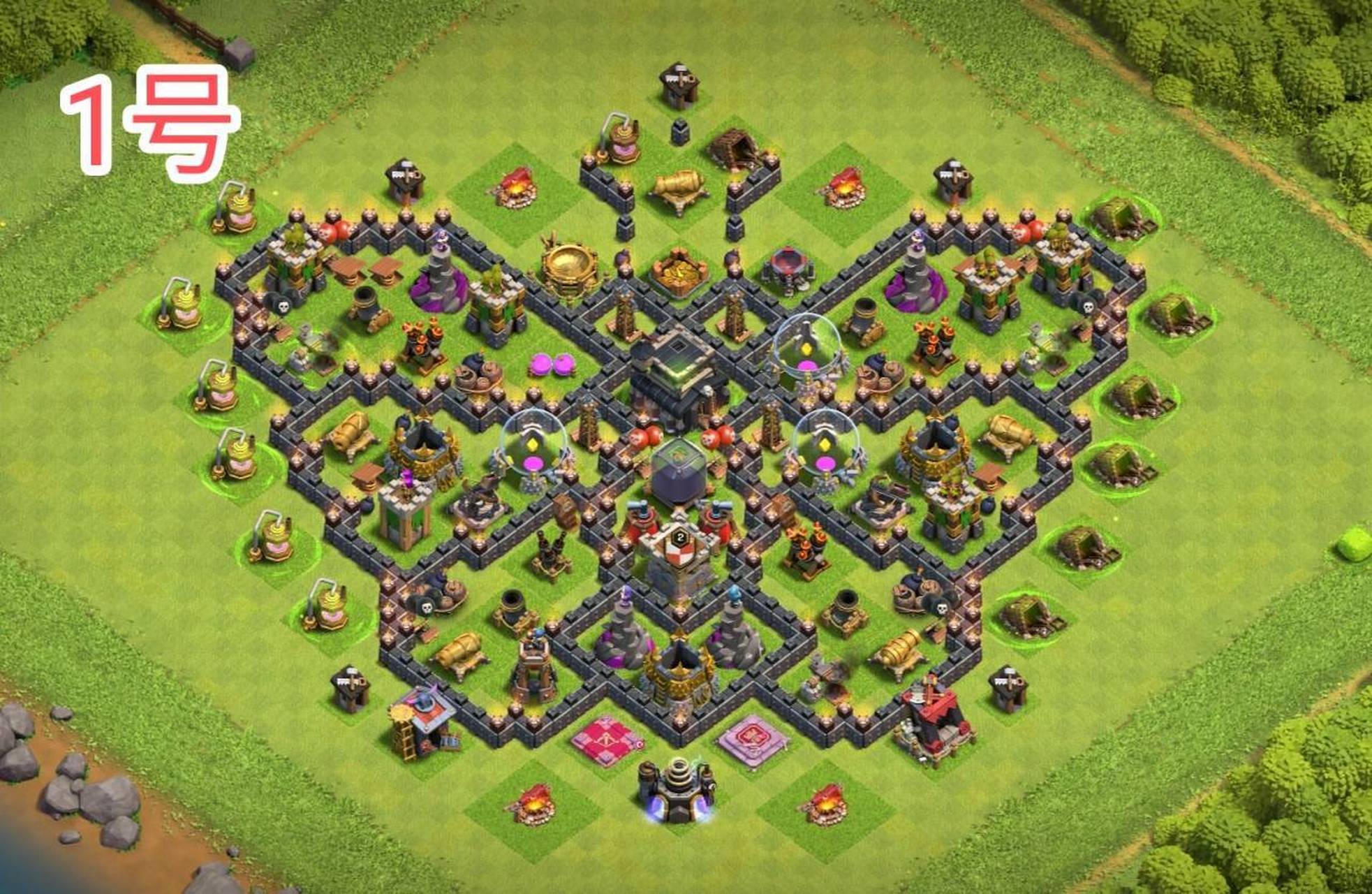 部落冲突9本阵型分享!