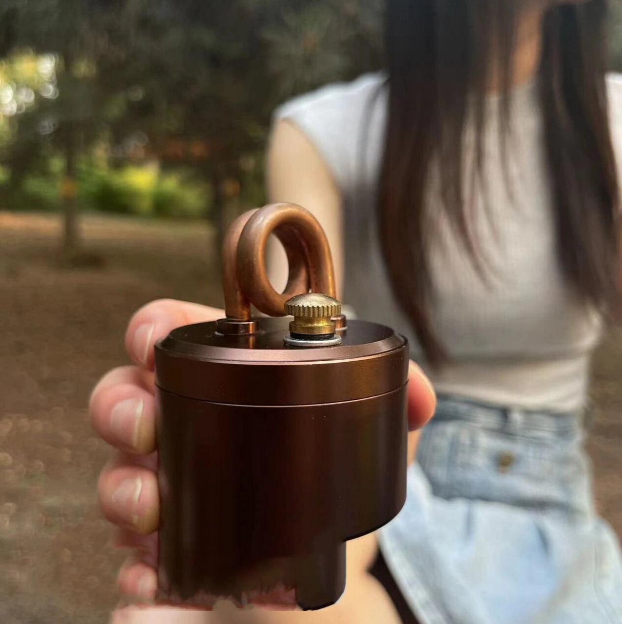山良原创diy户外露营便携增压酒精炉防风烧水 山良原创diy户外露营