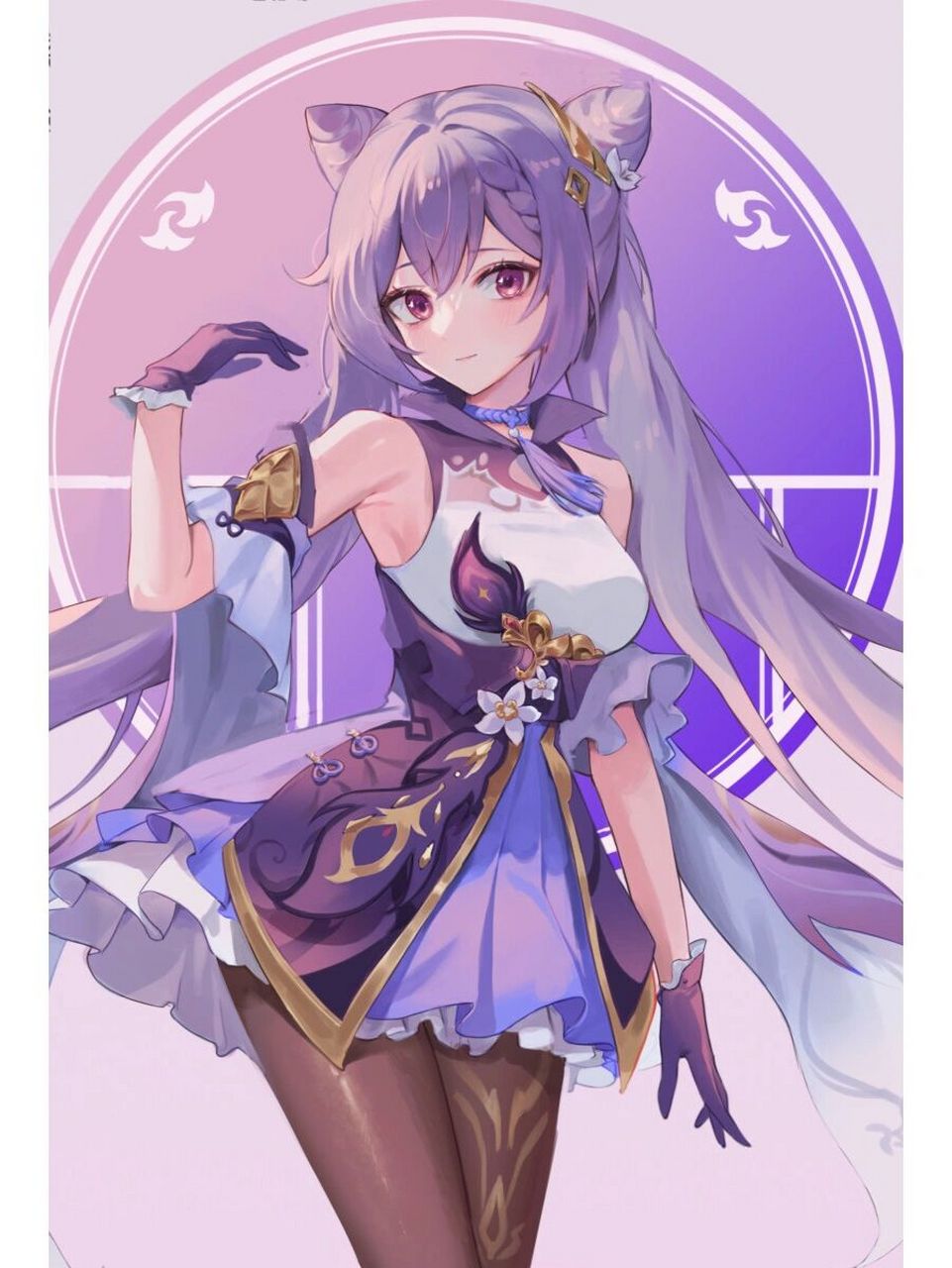 二次元美图|《原神》刻晴 获取原图请先私信我哈,侵删