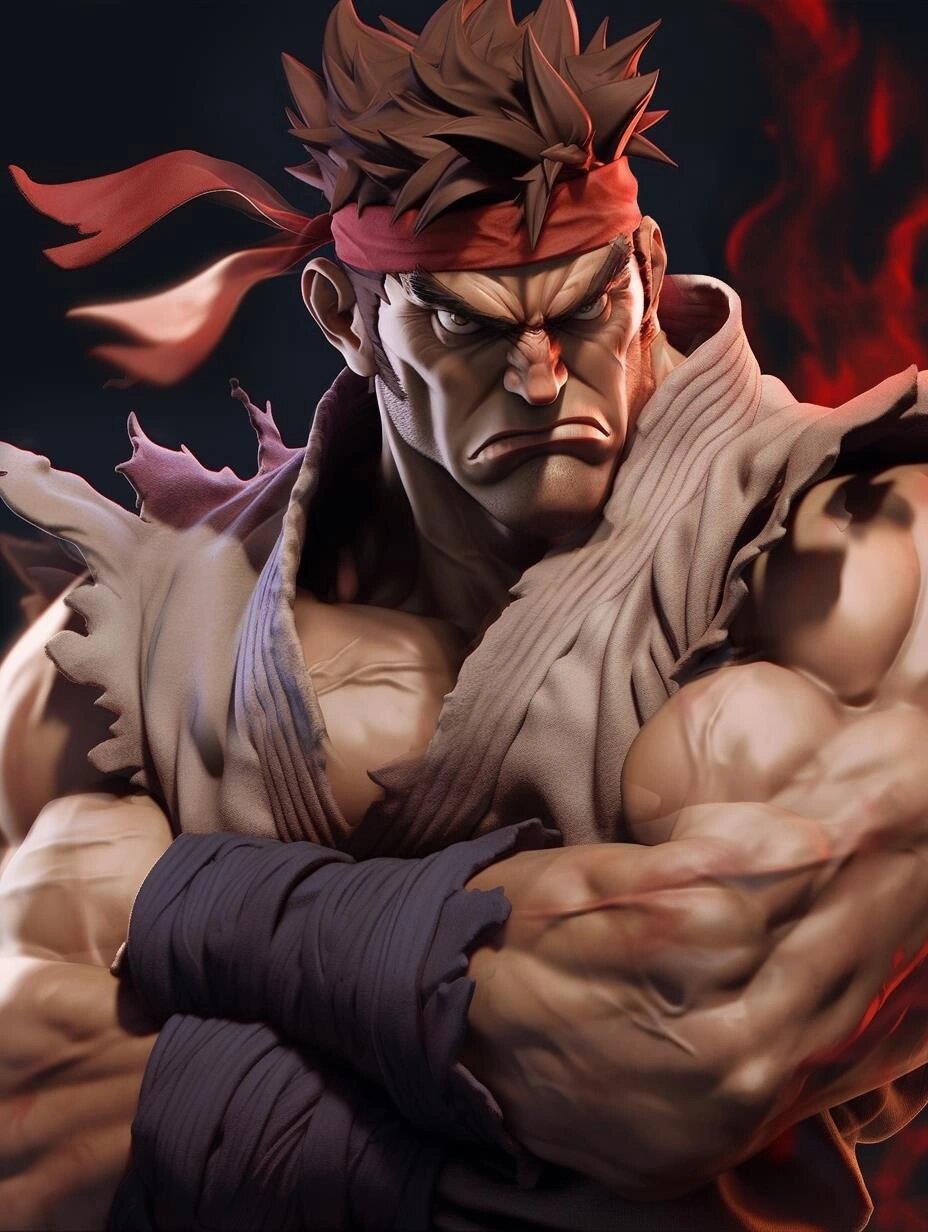 ryu 隆 #街头霸王##隆# #格斗游戏# #主角