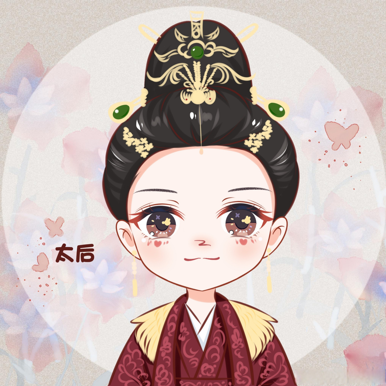 网剧让一让公主# 看本宫这头像如何[挤眼]#赵彦乔让一让公主##赵亚乔