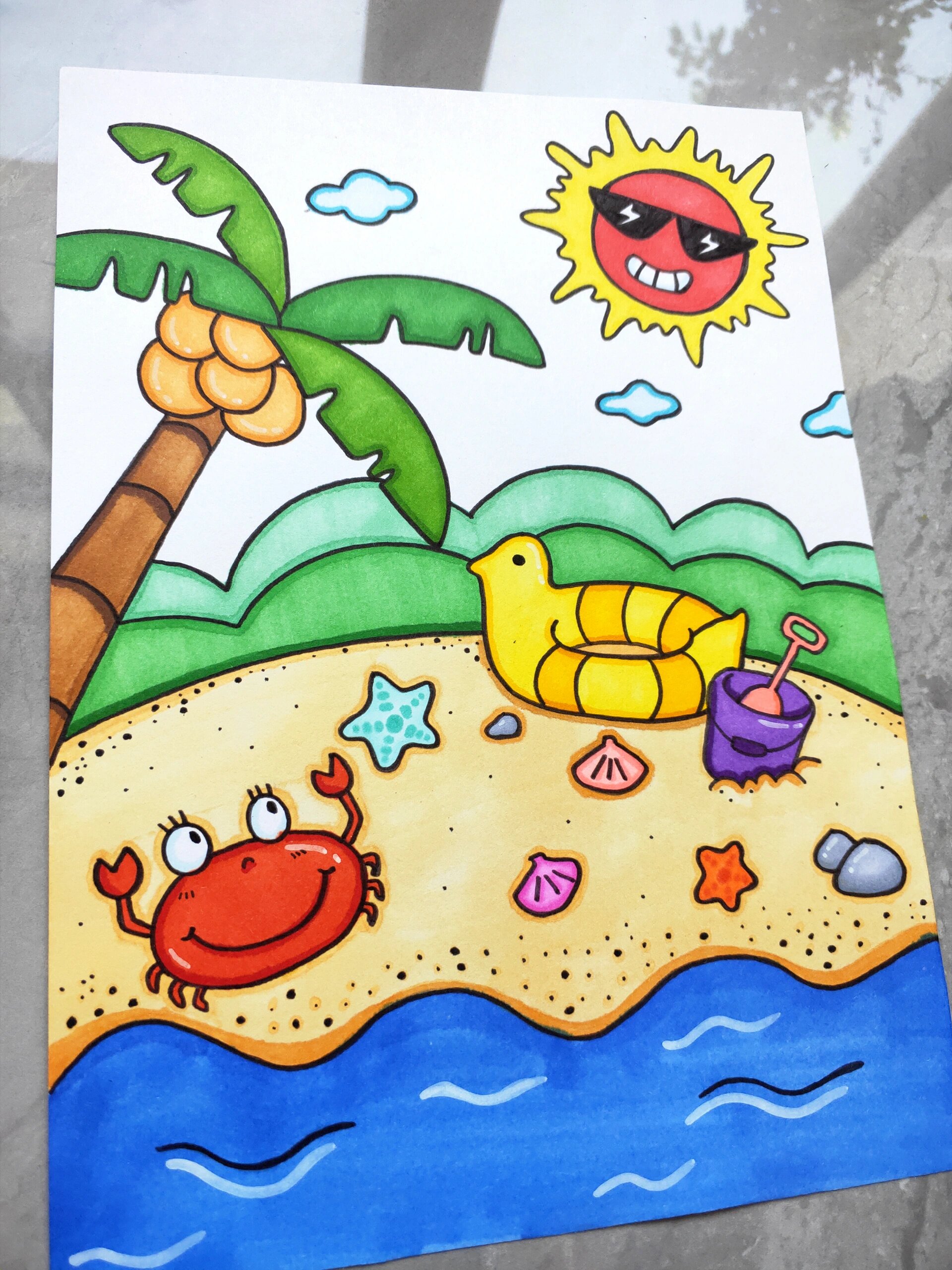 暑假到了,有没有要去海边度假的小朋友?