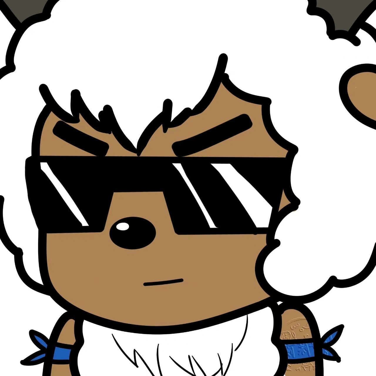 【174】‖喜羊羊与灰太狼墨镜头像9815 姐妹们铁汁们,拿图关注我