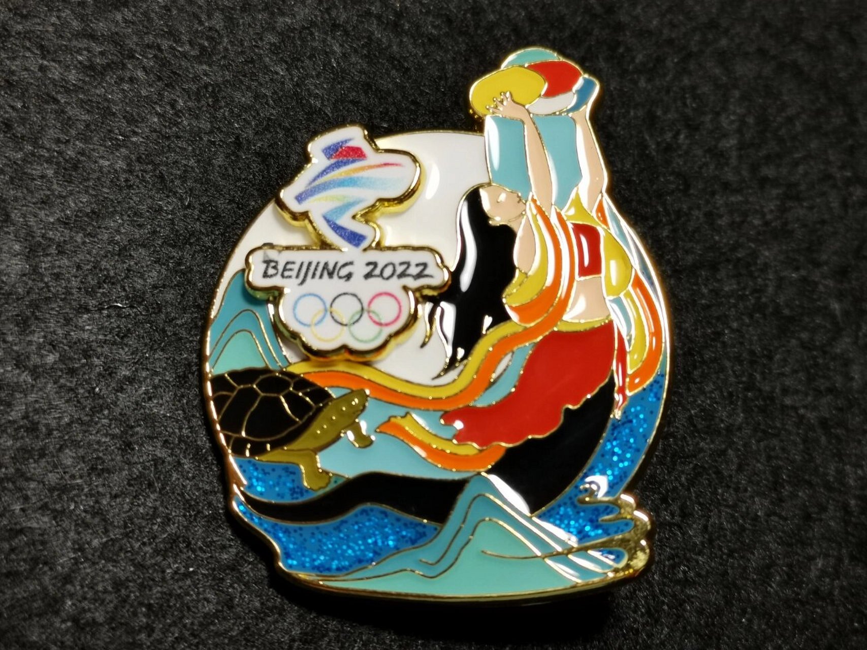 2022北京冬奥会 徽章 上古神话 这次北京冬奥会的徽章选材真是把中华