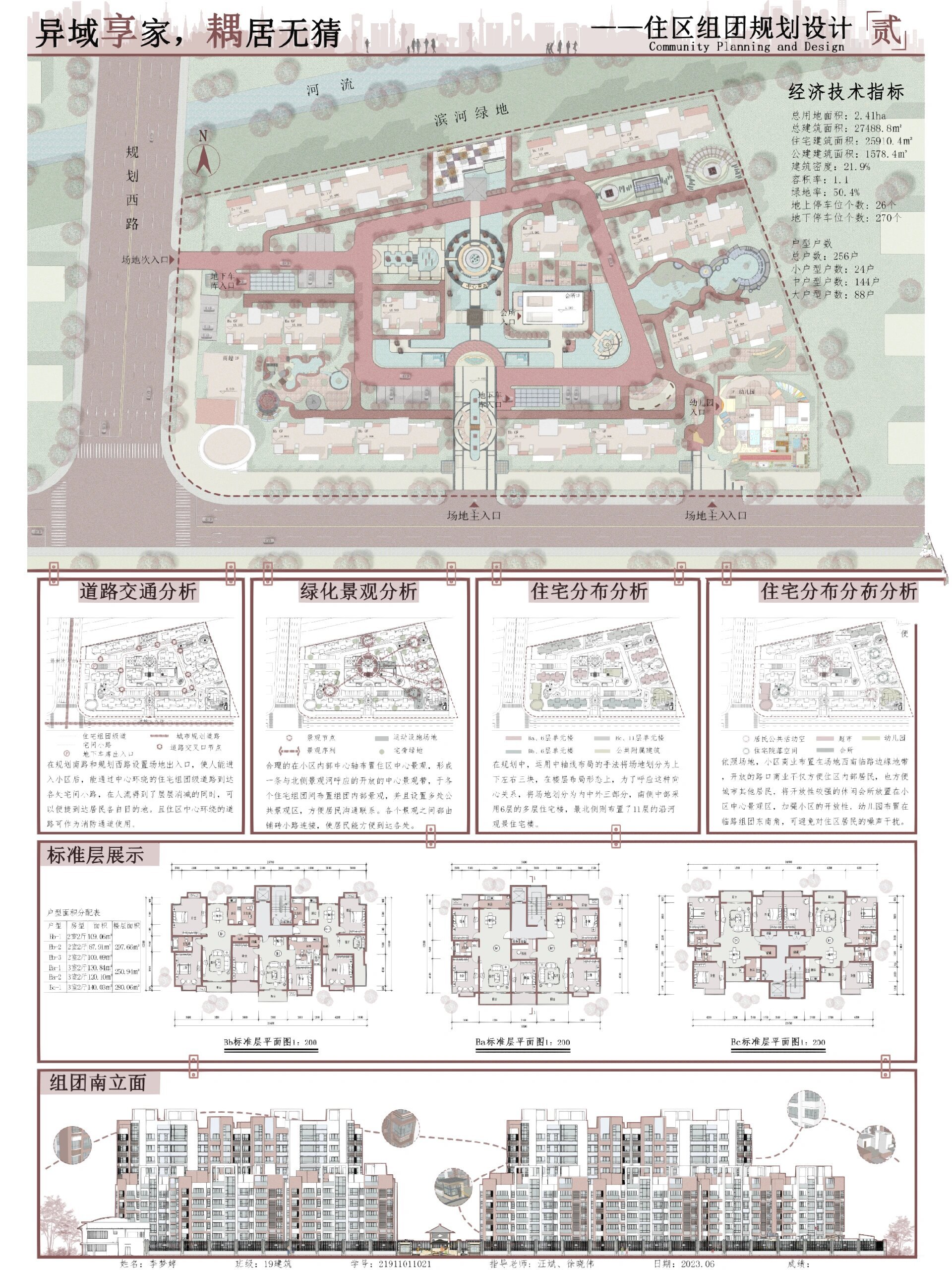 居住组团规划设计 是搞完作业还不能回家的倒霉蛋