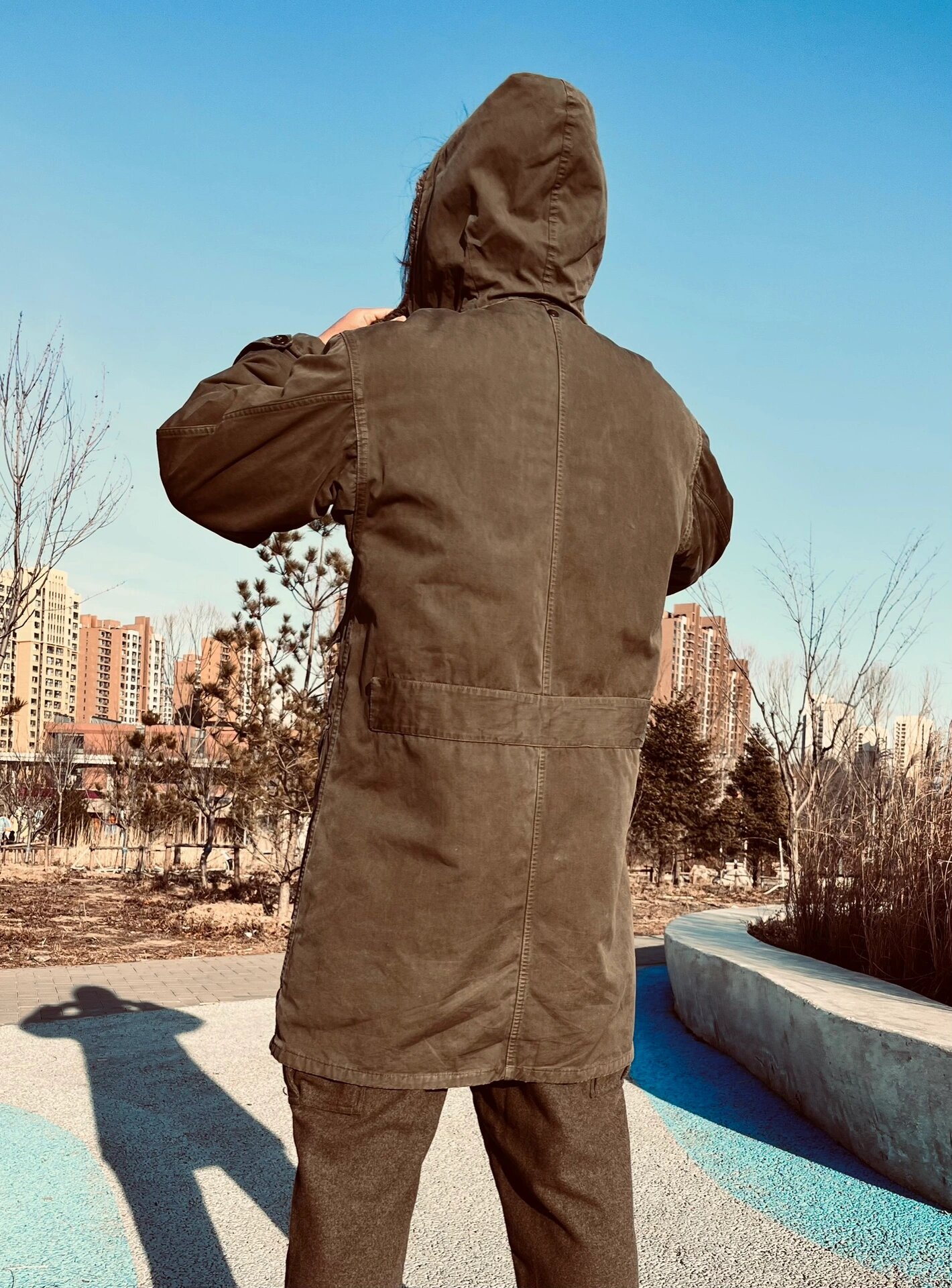 m1943p 美国猴 m47p的前身,m1943大衣,天津卫老炮三大件之一,其中穿