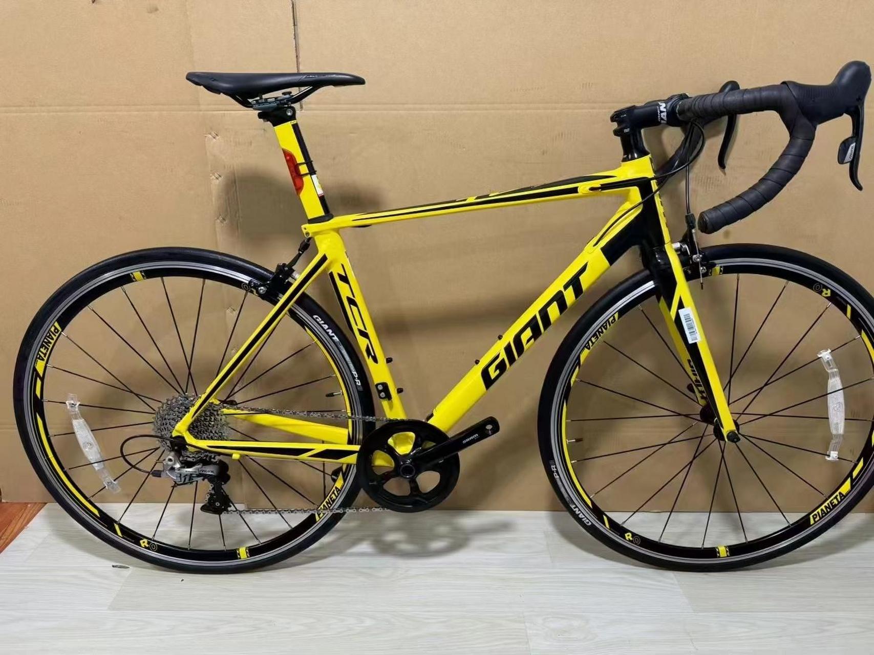 捷安特tcr6600公路自行车 超轻铝架 碳纤维坐管 碳纤维前叉 sram