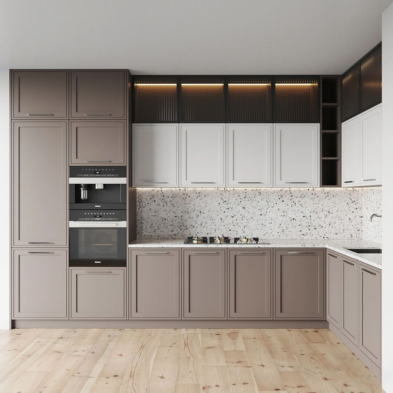 坦白局:想直接照搬这个l型造型橱柜,真的美炸了73无论是颜值,还是