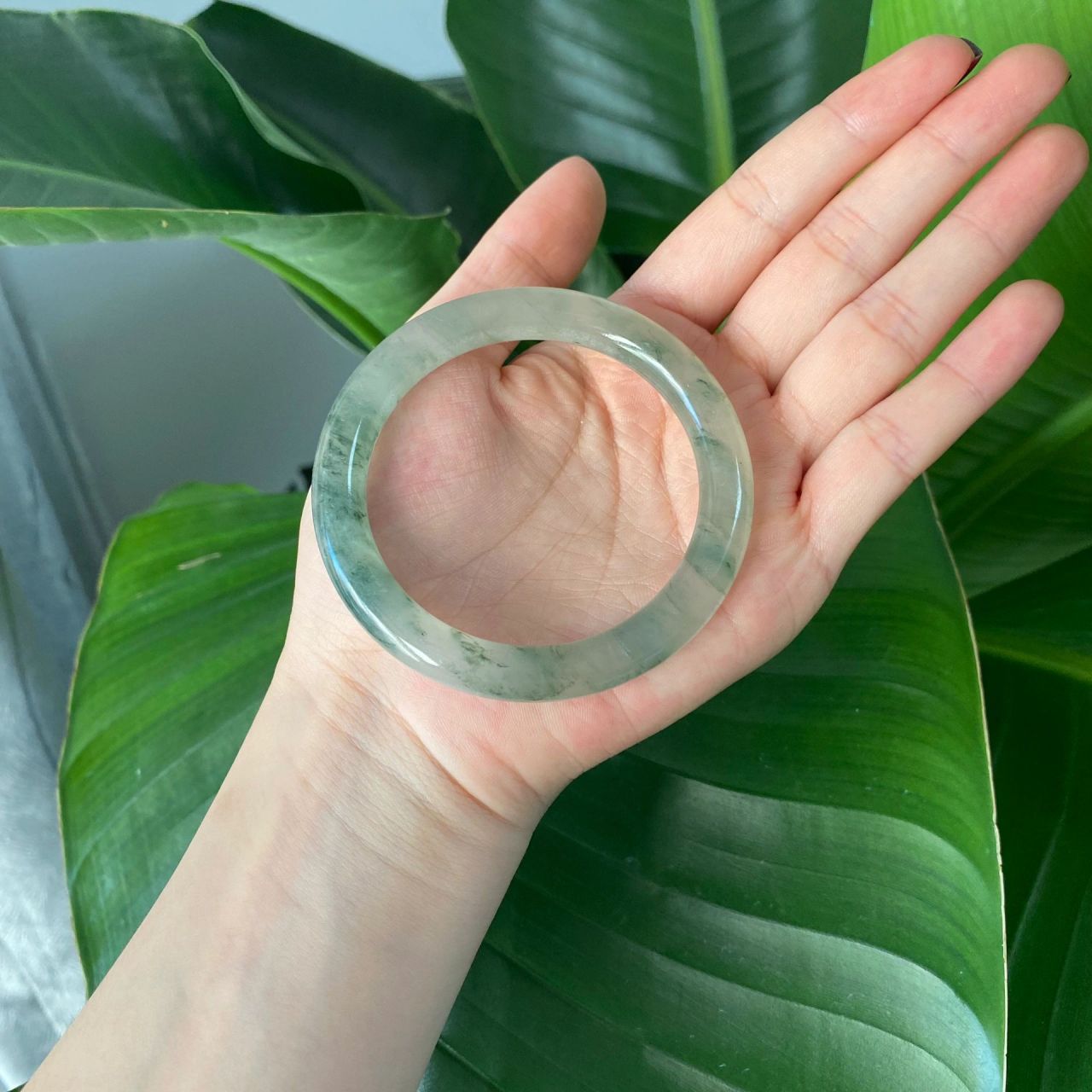 天山翠冰翠95 天然的新疆天山翠冰翠手镯 - 哇哦 这也太美了吧75