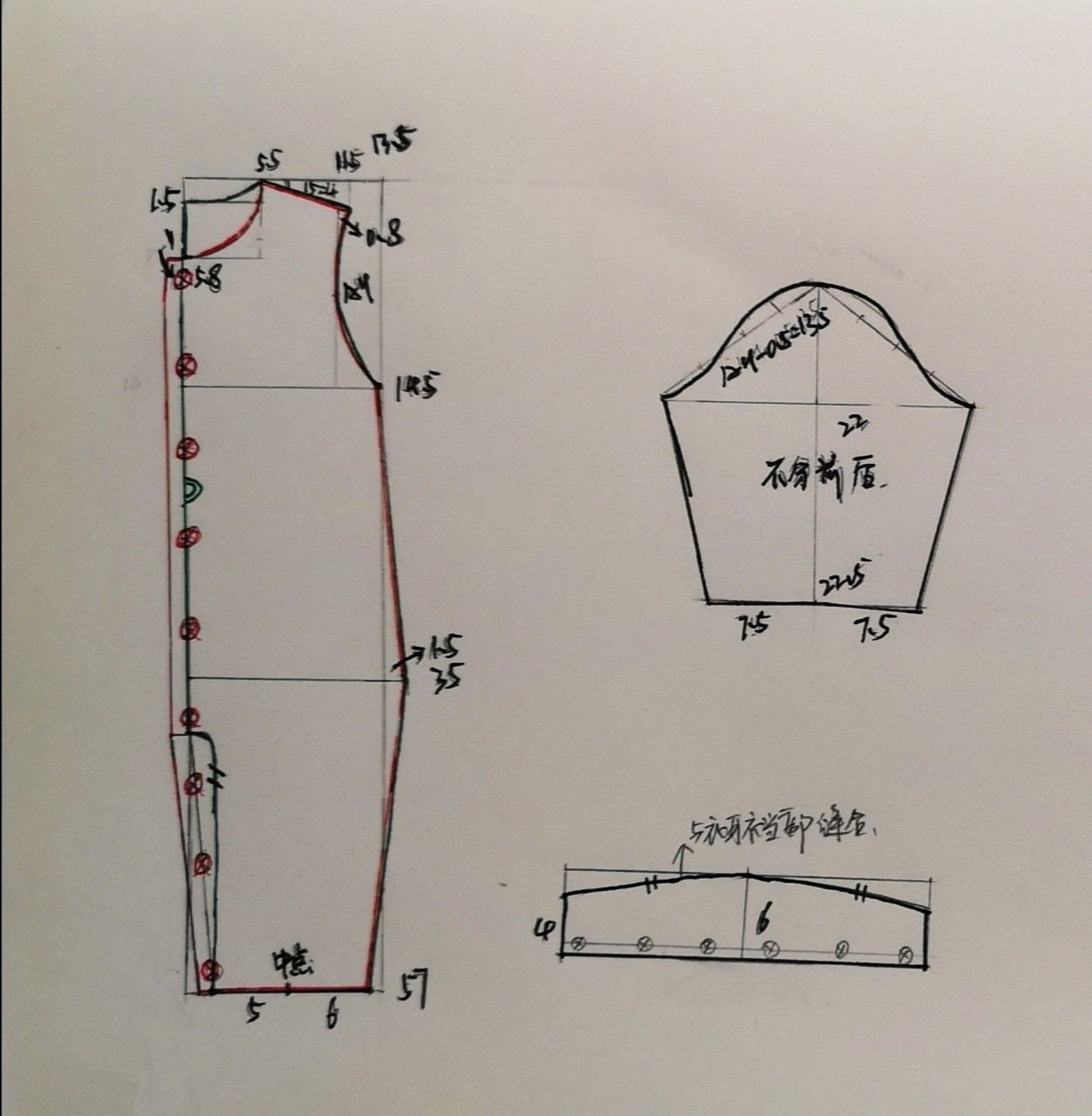 【diy手作】超简单婴儿连体服裁剪图分享 带娃真是件辛苦活,每天都