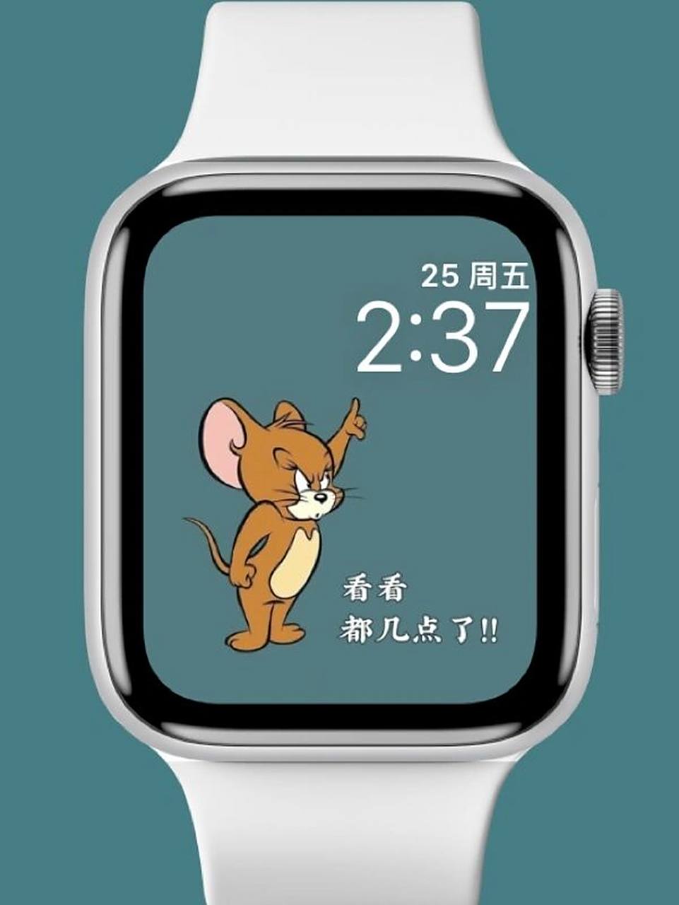 93壁纸分享| apple watch 超好玩的卡通表盘 看看都几点了!