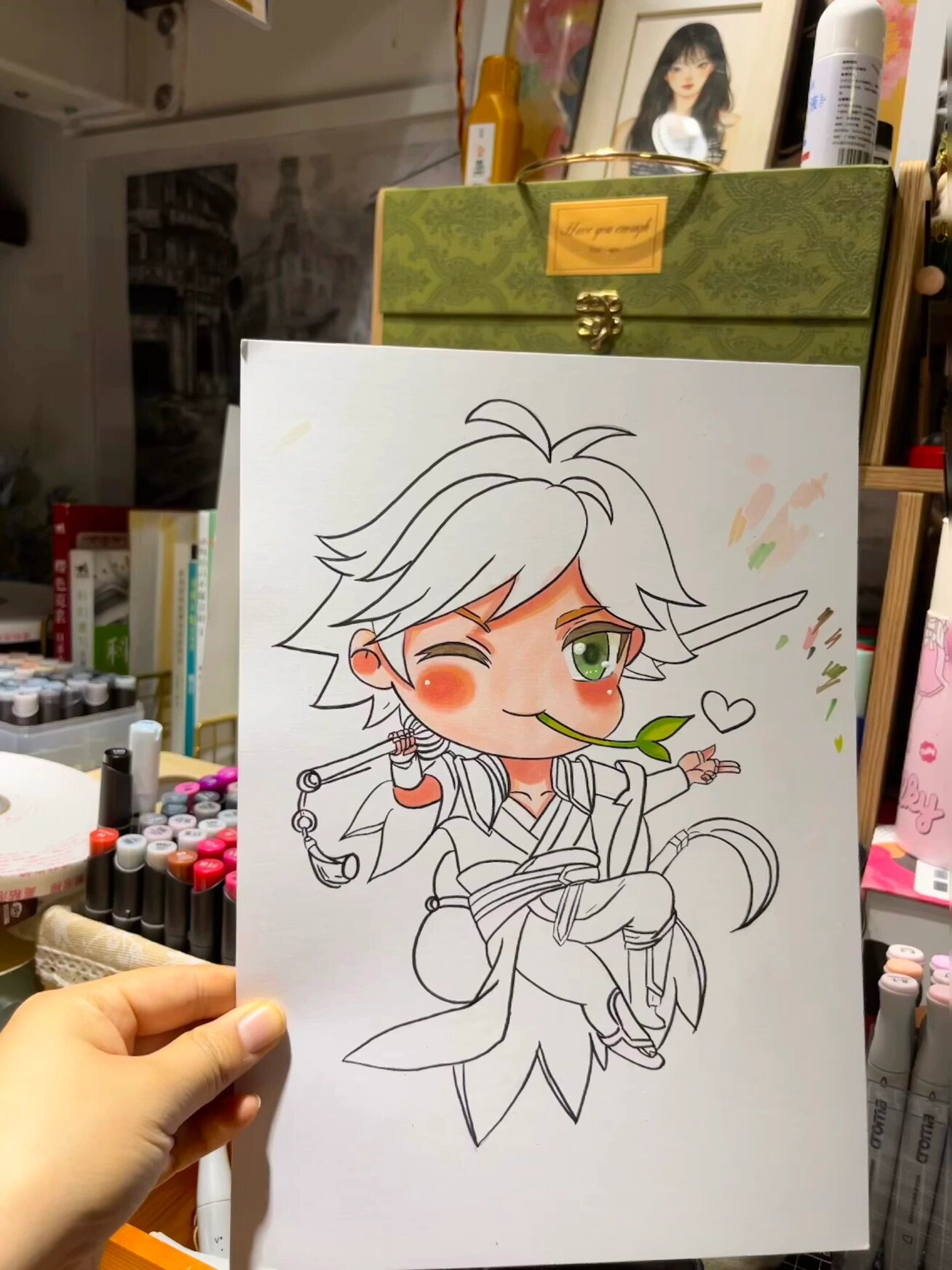 q版李白 含步骤图