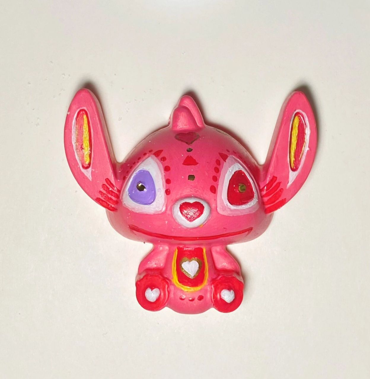 迷你石膏娃娃史迪仔配色合集|附细节图 五颜六色的史迪仔 每个都很爱