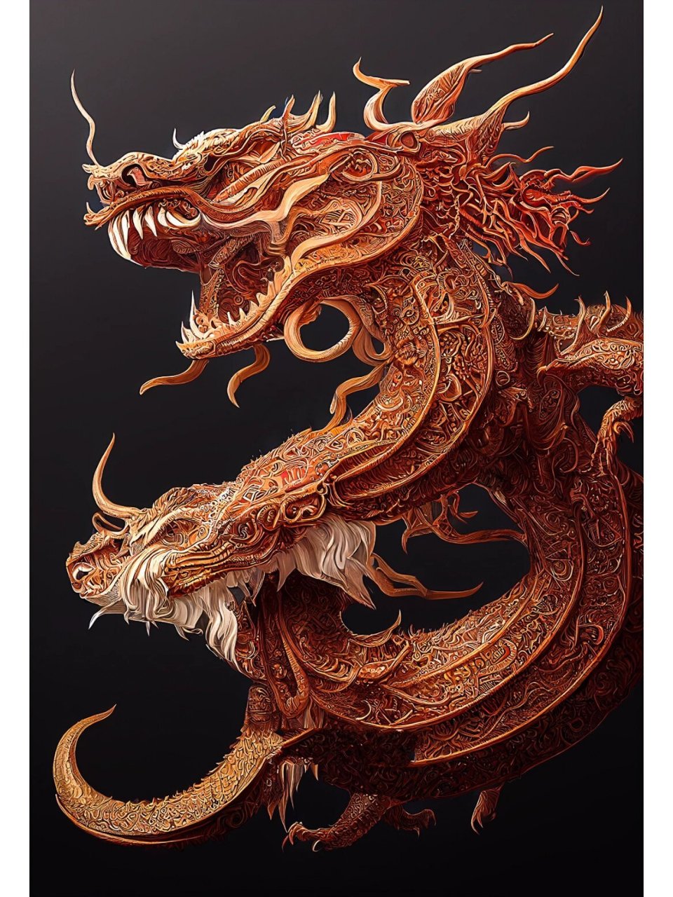 龙生九子:囚牛,睚眦,蒲牢,螭吻 龙生九子之一·囚牛 囚牛,是龙生九子