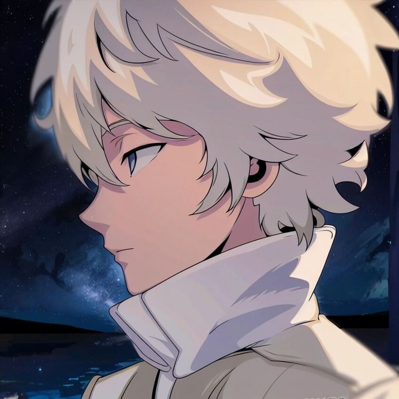 高冷小众侧颜男生动漫头像 ai仿