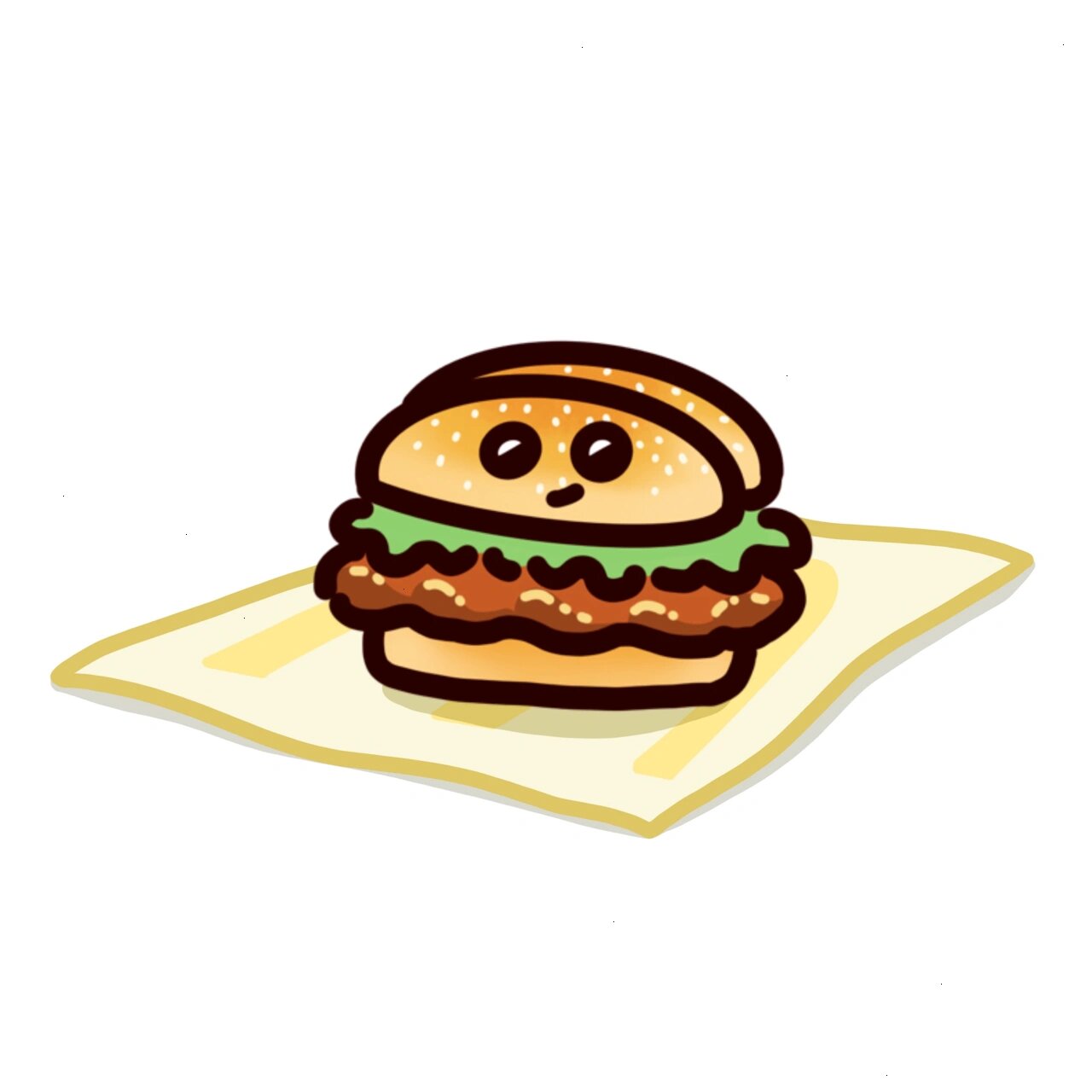 麦当劳最好吃的汉堡是什么?procreate简笔画