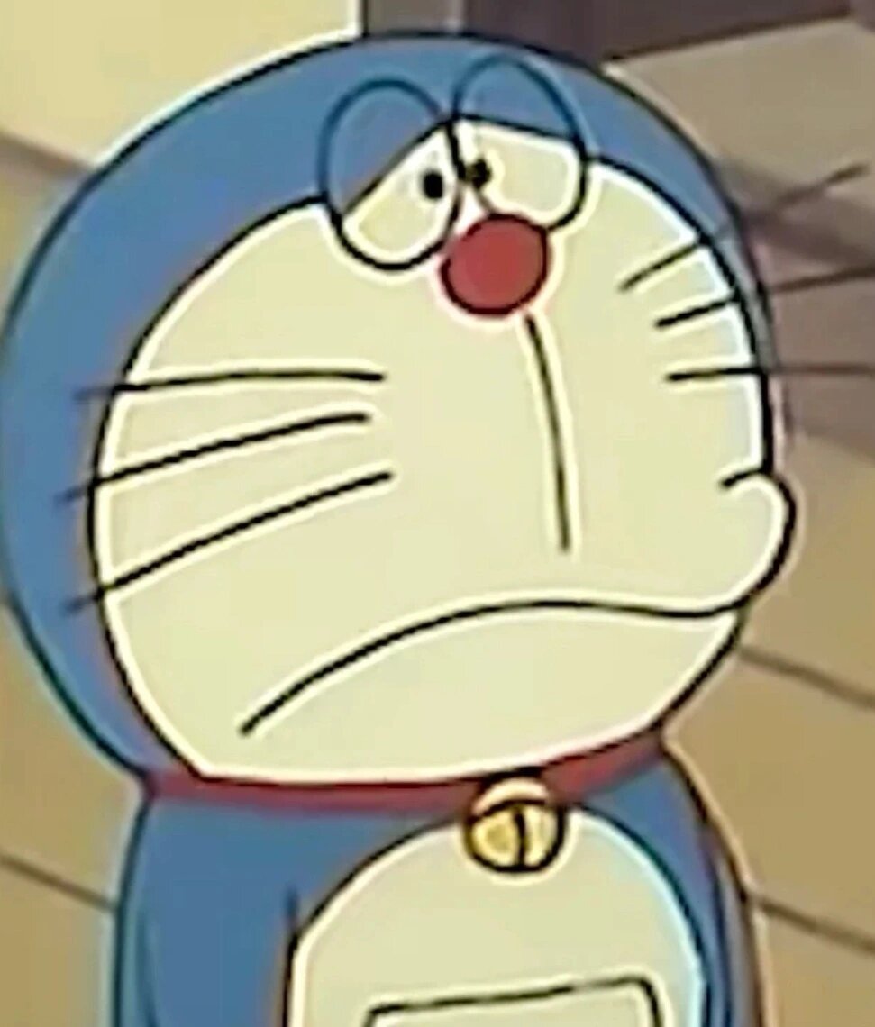 表情包丨失落的哆啦a梦