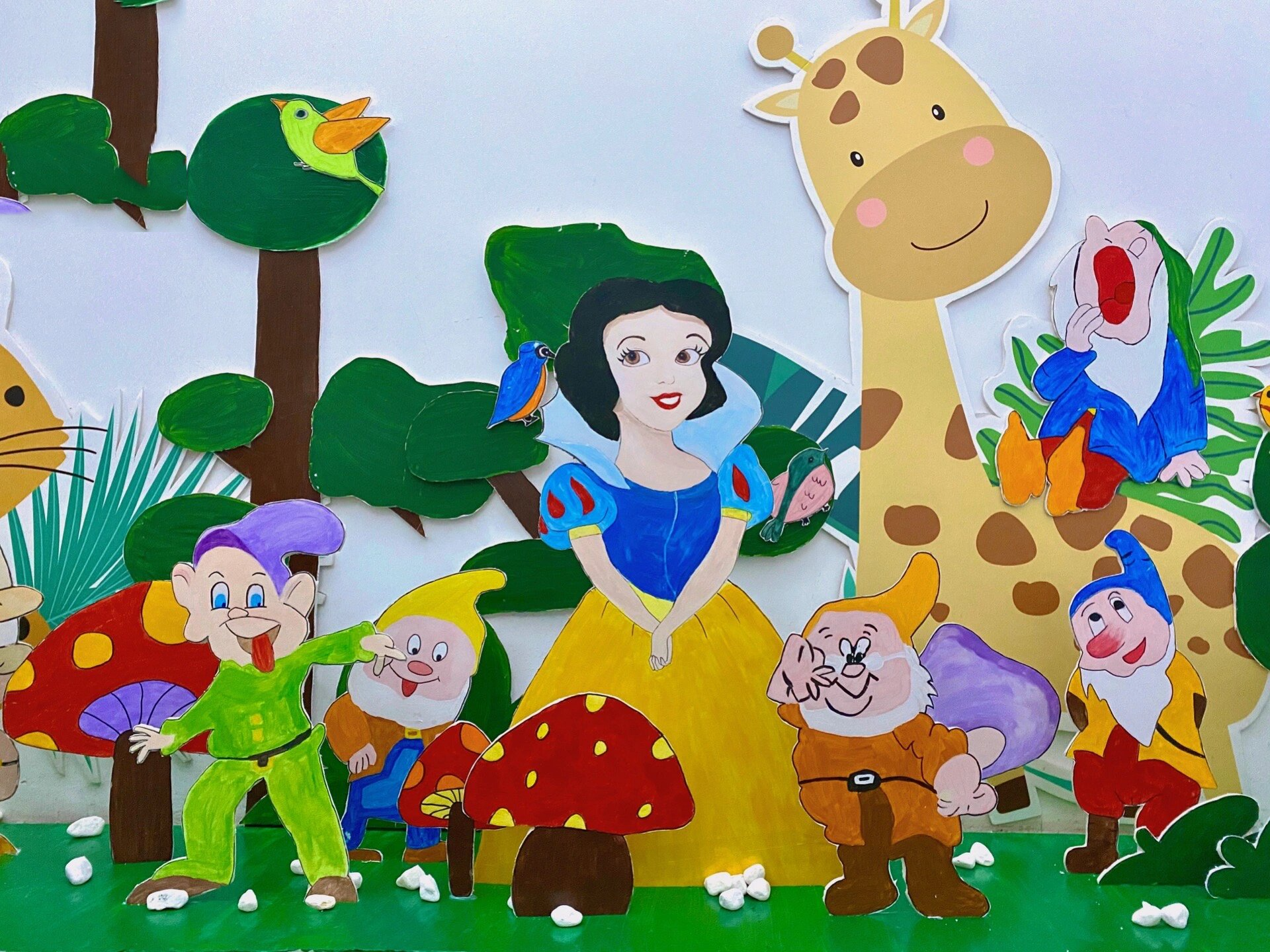 幼儿园童话主题环创—白雪公主和七个小矮人 热爱童话的人一定很可爱