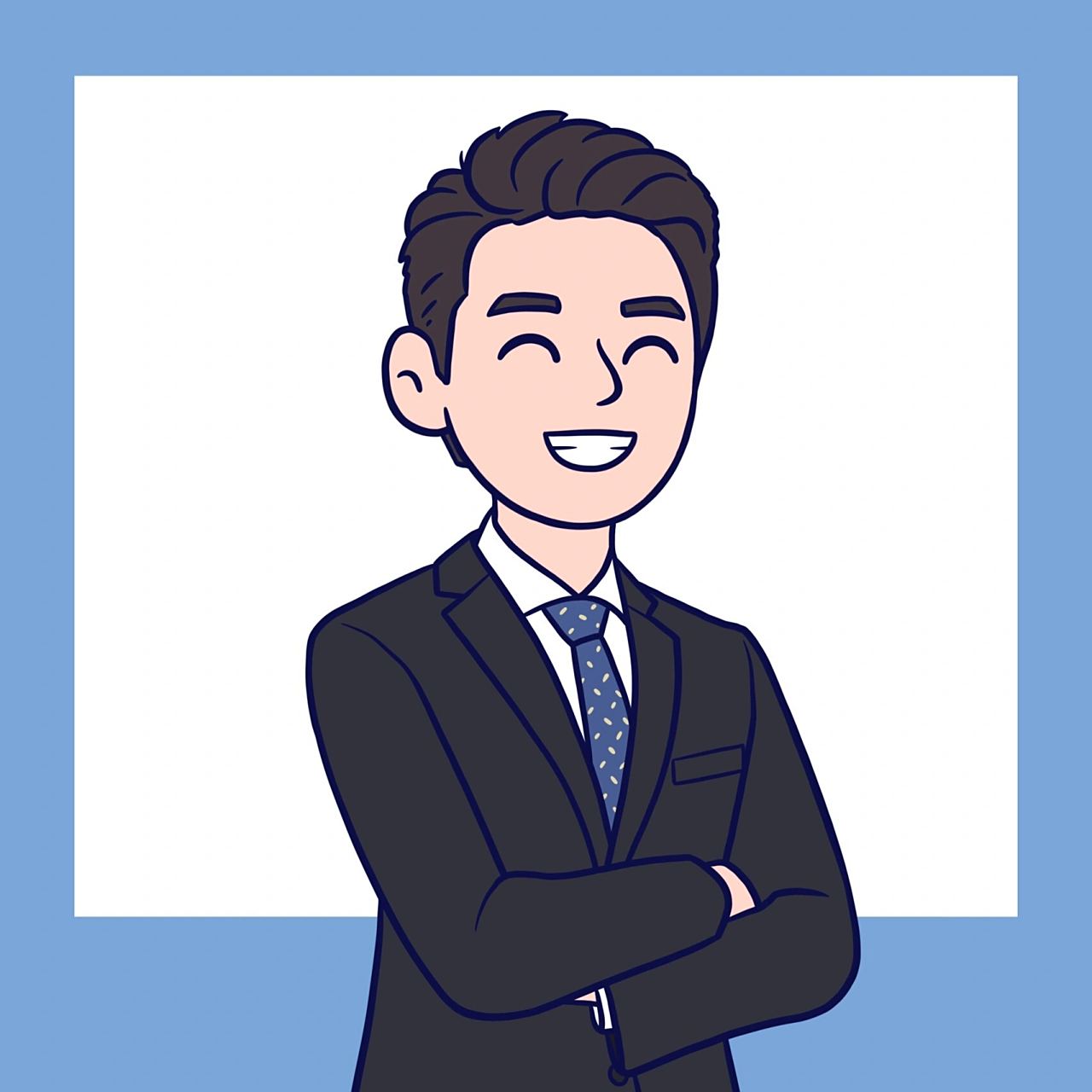 职业小头像(第一弹)加油!笑对生活!