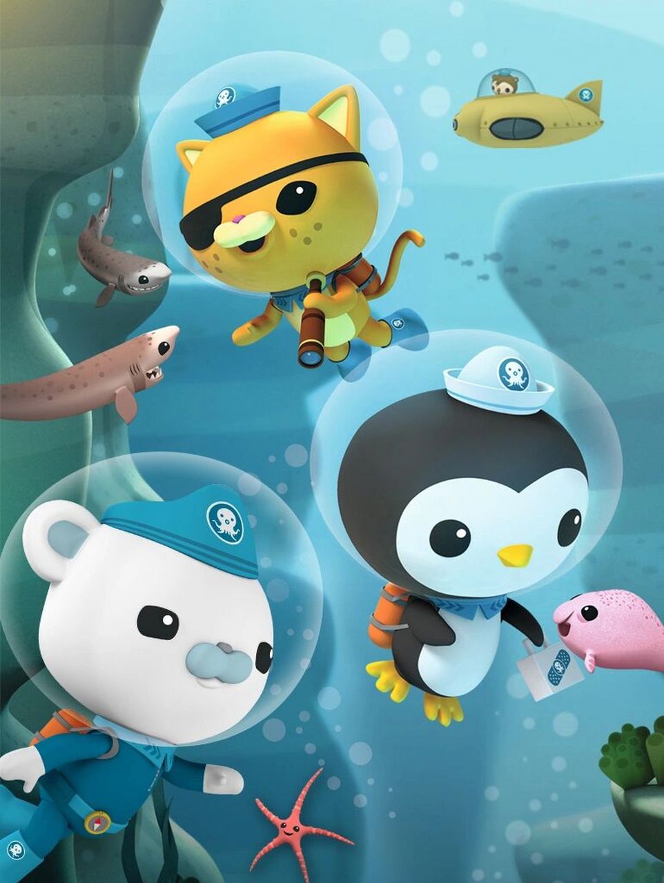 幼儿园环创可打印素材# #卡通主题环创# #海底小纵队# #幼儿园2211