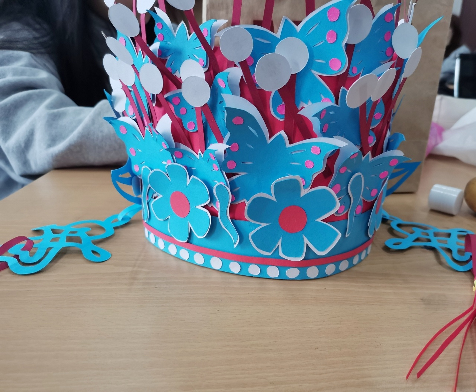 手工头饰,纯卡纸