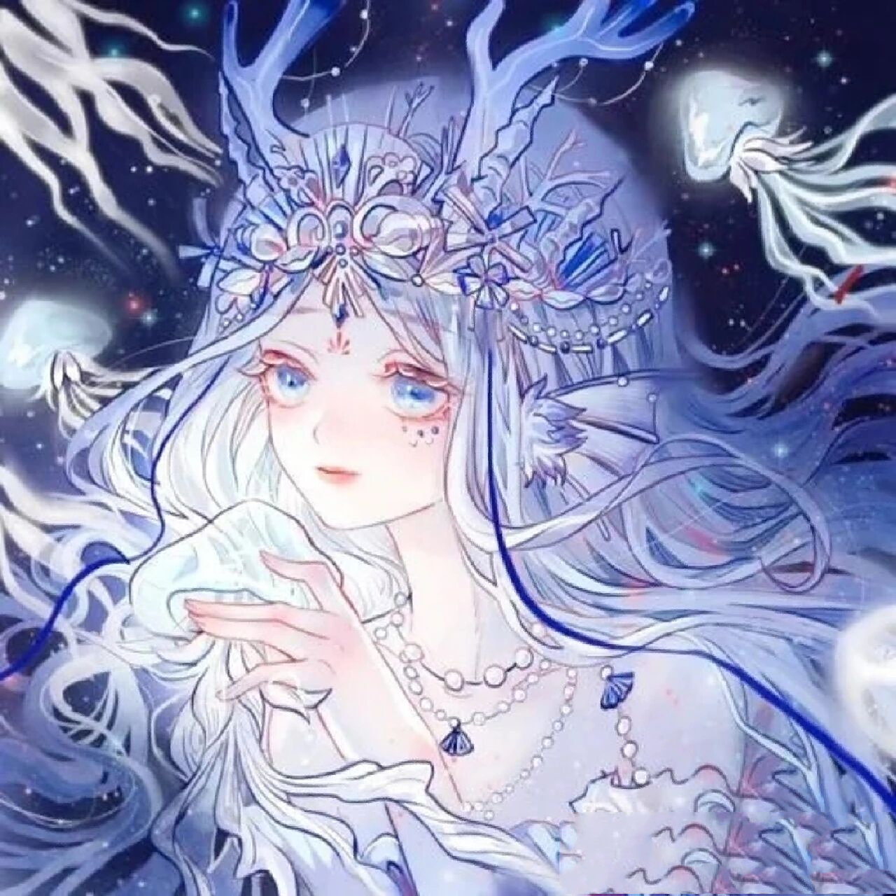 蓝色动漫仙气头像,更新了哇⊙66⊙!