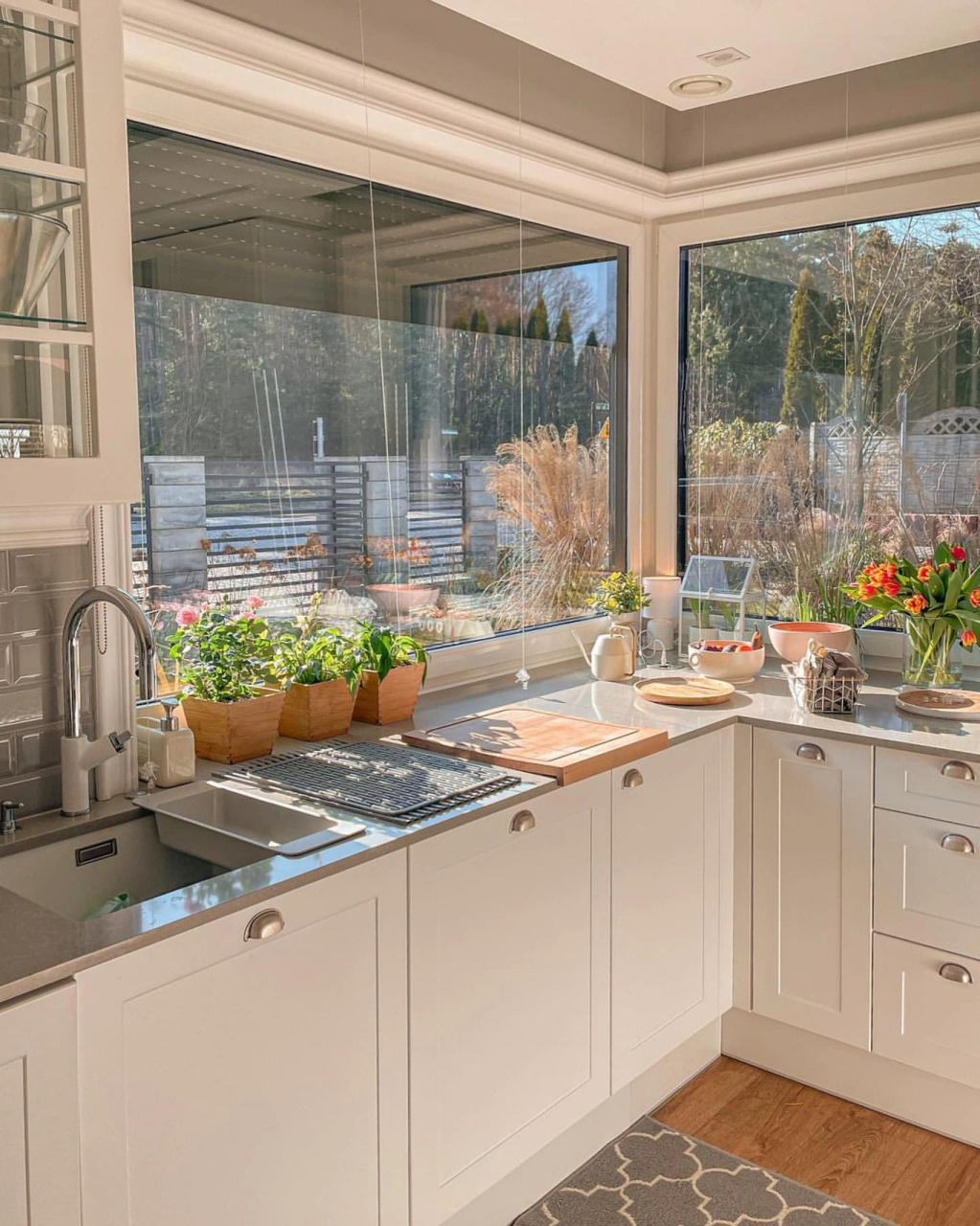 超级耐看的法式开放式厨房|||温馨又惬意98 9997今天这期分享一