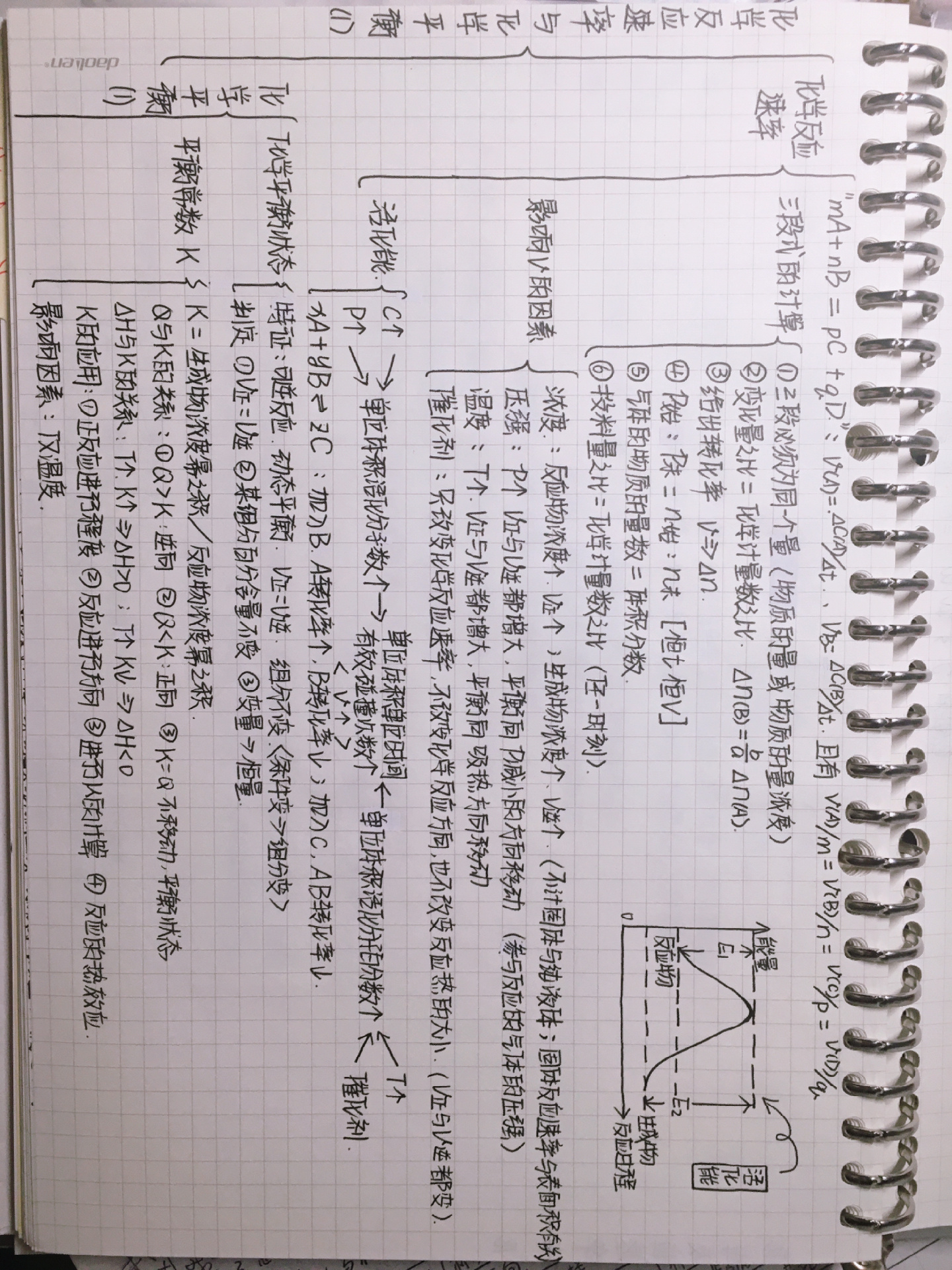 化学反应限度思维导图图片