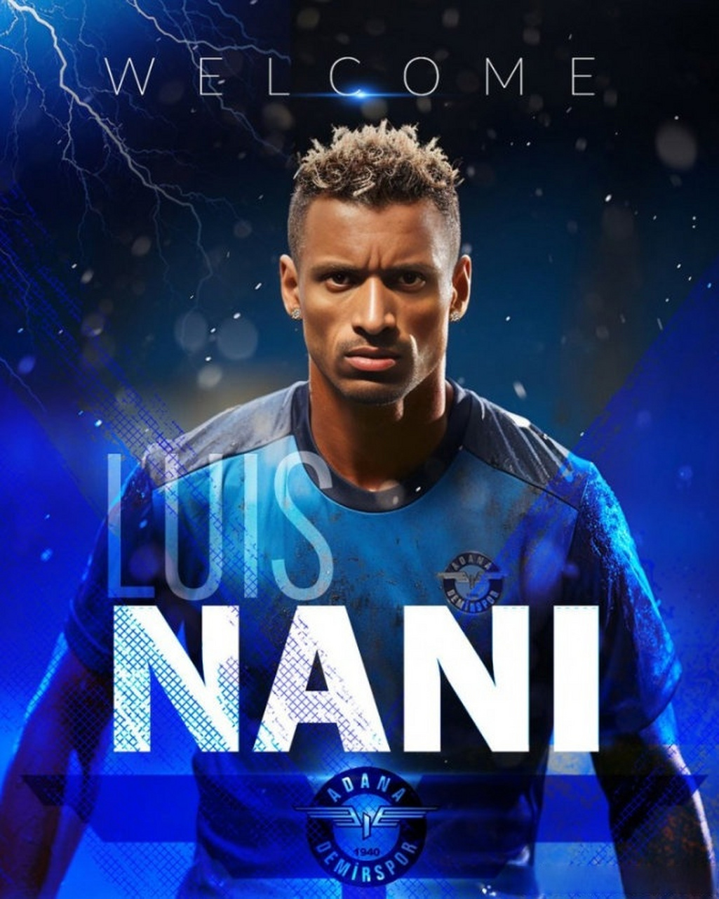 前曼联猛将,官方:36岁纳尼加盟土超球队代米尔体育,合同为1 1  36岁的