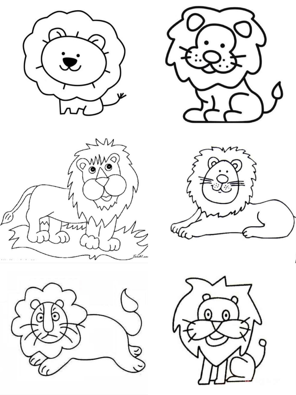 【简笔画】狮子