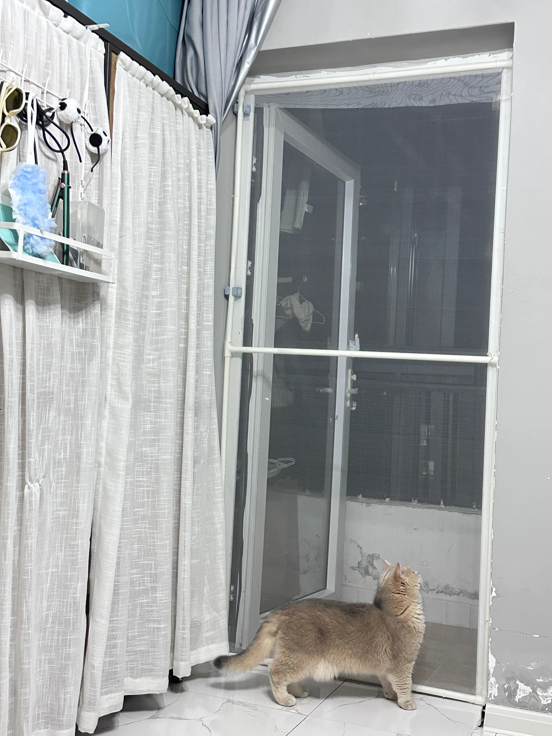 28.63元自制一个防猫门